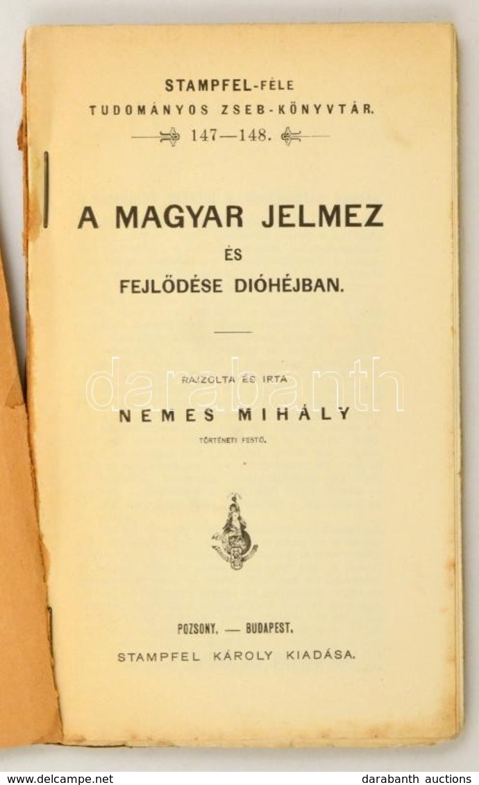 Nemes Mihály: A Magyar Jelmez Fejlődése Dióhéjban. Pozsony.Bp., Stampel. Papírkötésben. - Unclassified