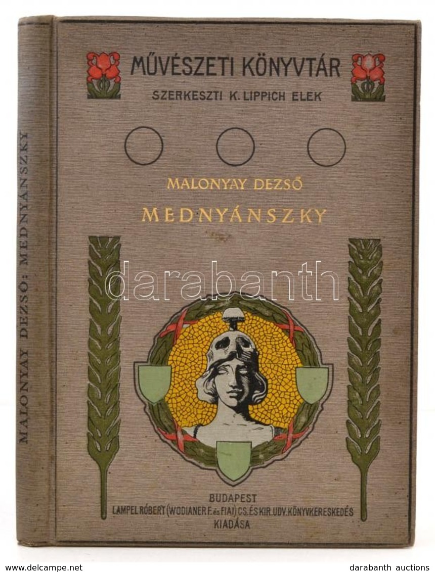 Malonay Dezső: Mednyánszky. Művészeti Könyvtár. Bp., 1905, Lampel Róbert (Wodianer F. és Fiai), 127 P. Számos Illusztrác - Unclassified