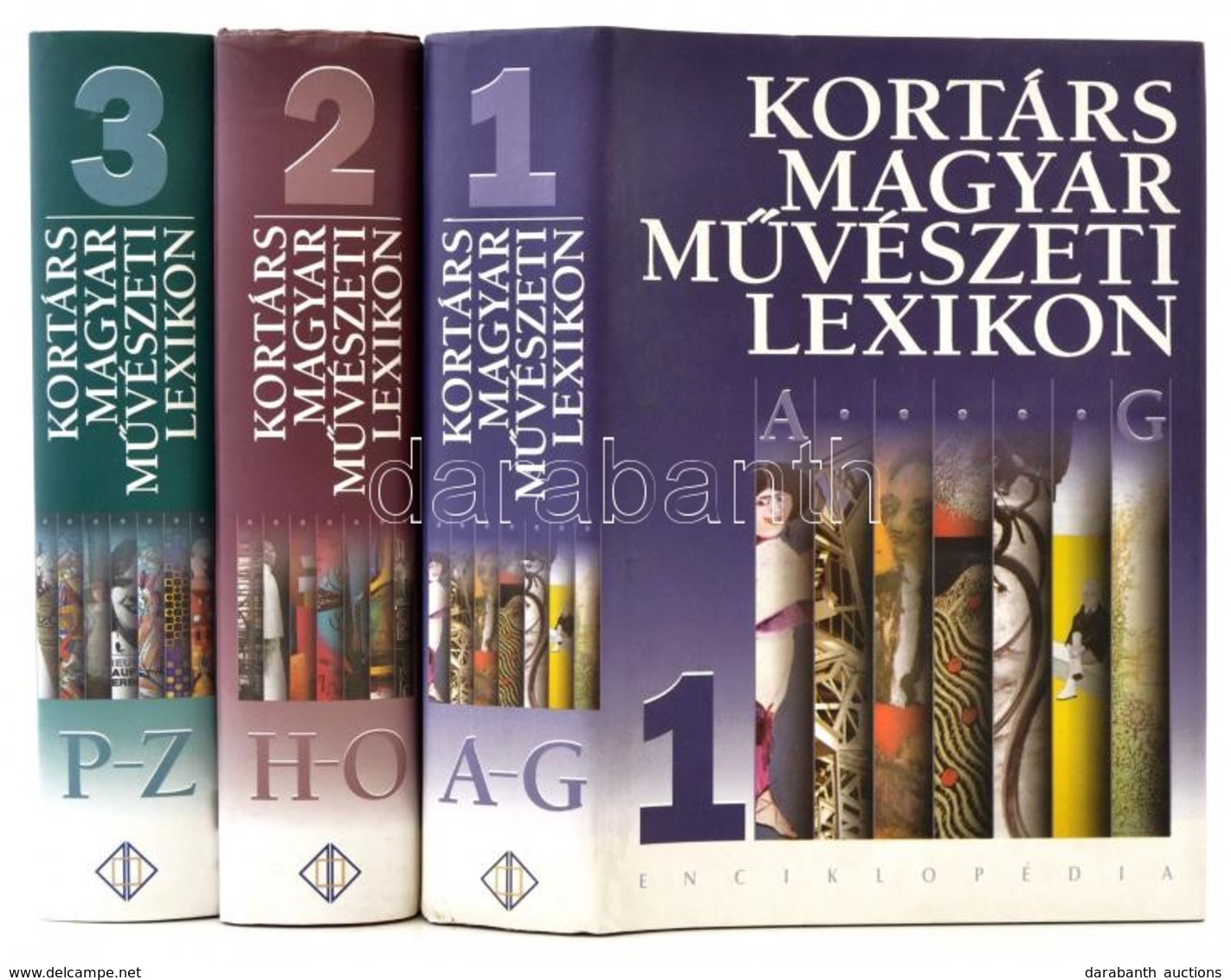 Kortárs Magyar Művészeti Lexikon I-III. Kötete. Szerk.: Fitz Péter. Bp., 1999, Enciklopédia. Kiadói Kartonált Papírkötés - Sin Clasificación