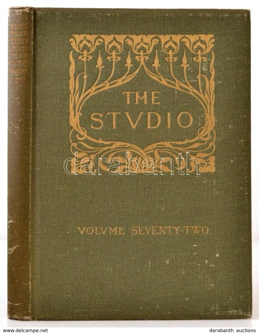 1918 The Studio An Illustrated Magazine- Of Fine & Applied Art. Volume LXXII, 12+170 P. Kiadói Kissé Kopott Aranyozott E - Sin Clasificación