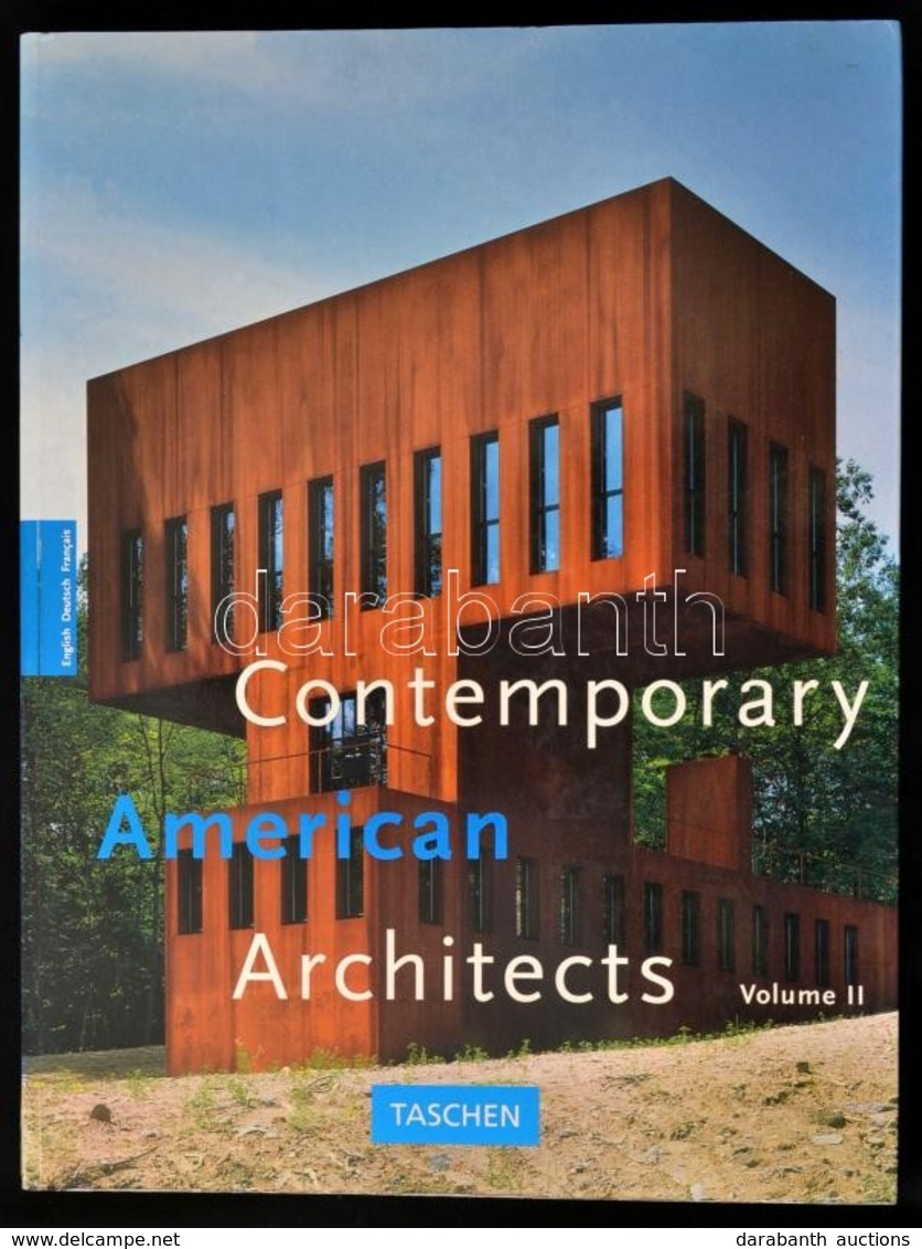 Philip Joddio: Contemporary American Architects 1-2. Köln, 1993, Taschen. Angol Nyelven. Kiadói Papírkötés, Volt Könyvtá - Ohne Zuordnung