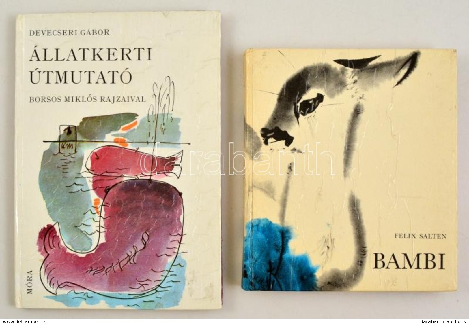 Felix Salten: Bambi. Fordította: Fenyő László. Mirko Hanák Rajzaival. Bp.,1985,Móra. Kiadói Kartonált Papírkötés, Jó áll - Unclassified