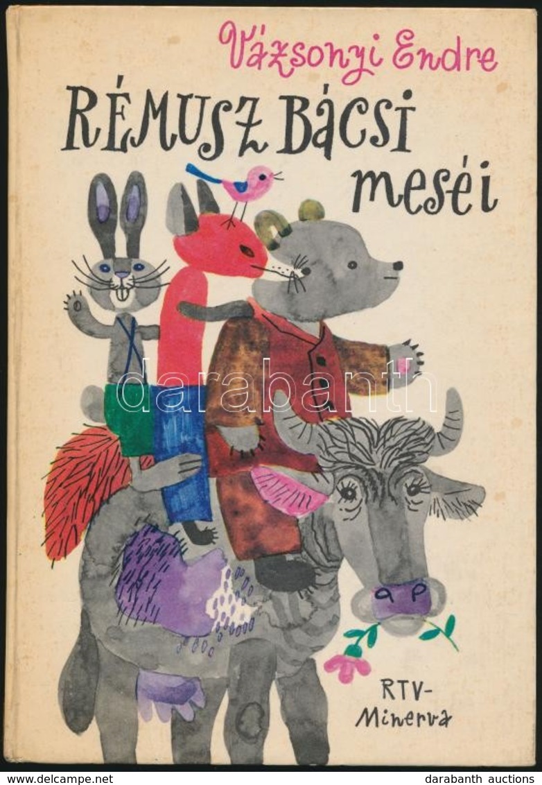 Vázsonyi Endre: Rémusz Bácsi Meséi. Reich Károly Rajzaival. Bp.,1980, RTV-Minerva. Kiadói Kartonált Papírkötés. - Unclassified