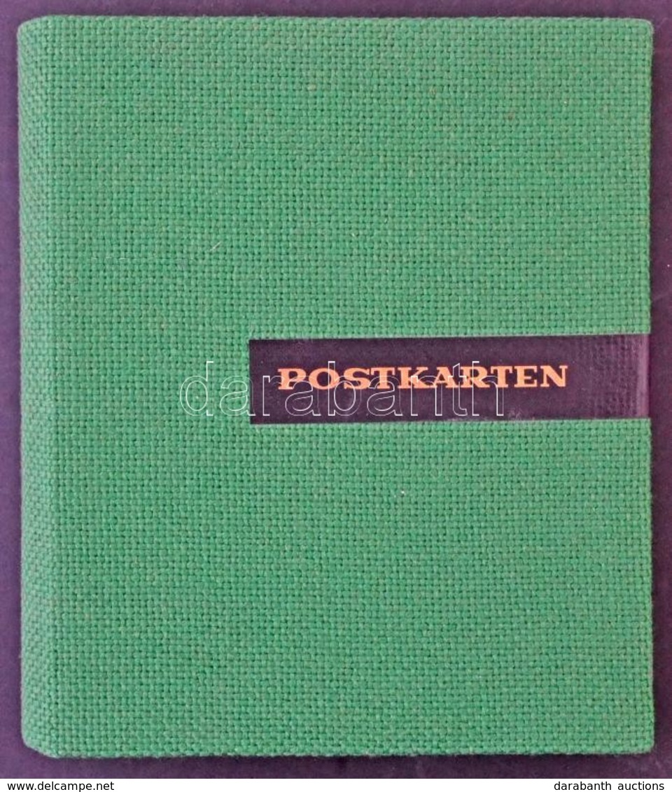 Zöld Képeslapalbum 92 Férőhellyel / Green Postcard Album For 92 Cards - Sin Clasificación