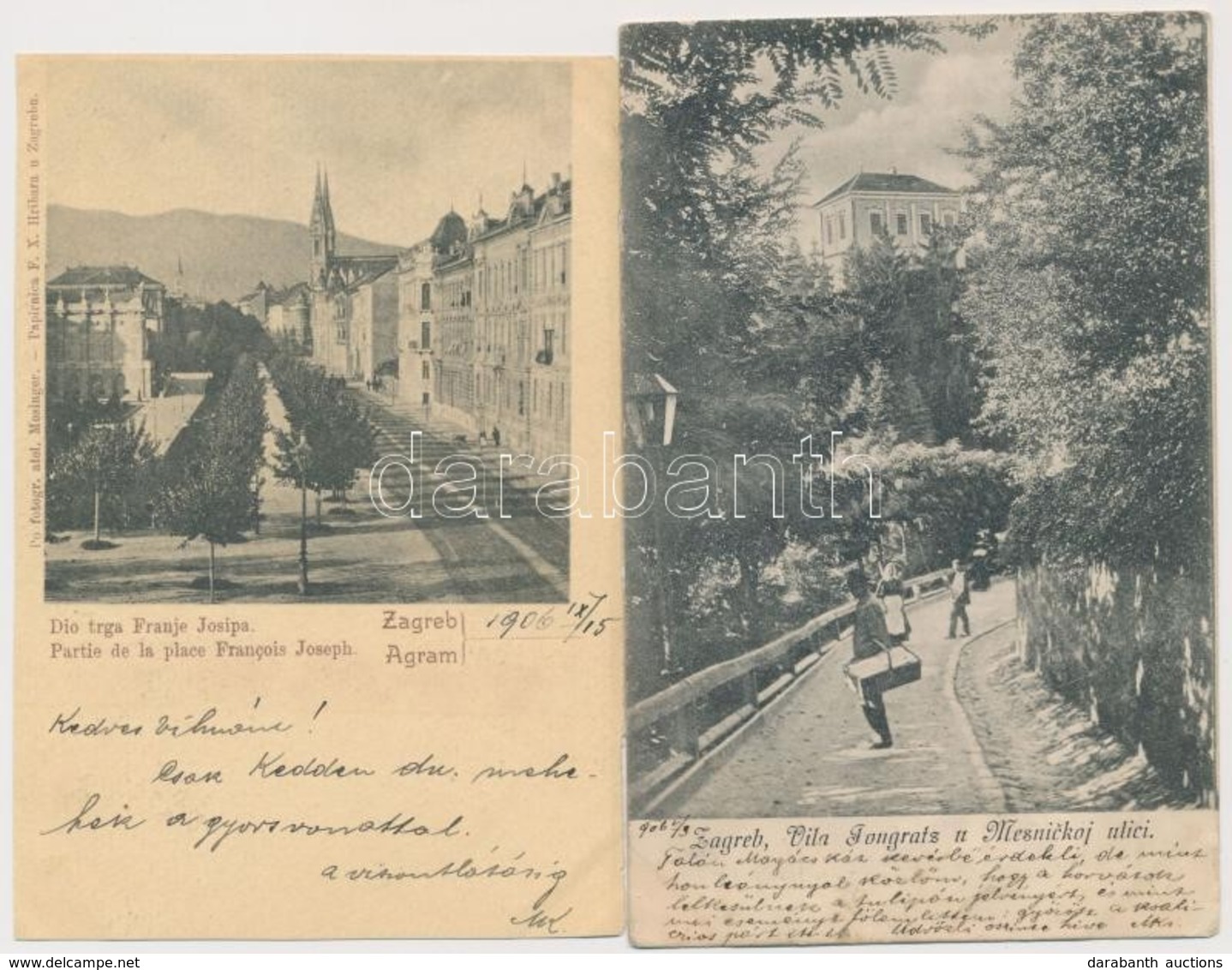 10 Db RÉGI Horvát és Vajdasági Városképes Lap / 10 Pre-1908 Croatian And Vojvodinan Town-view Postcards - Unclassified