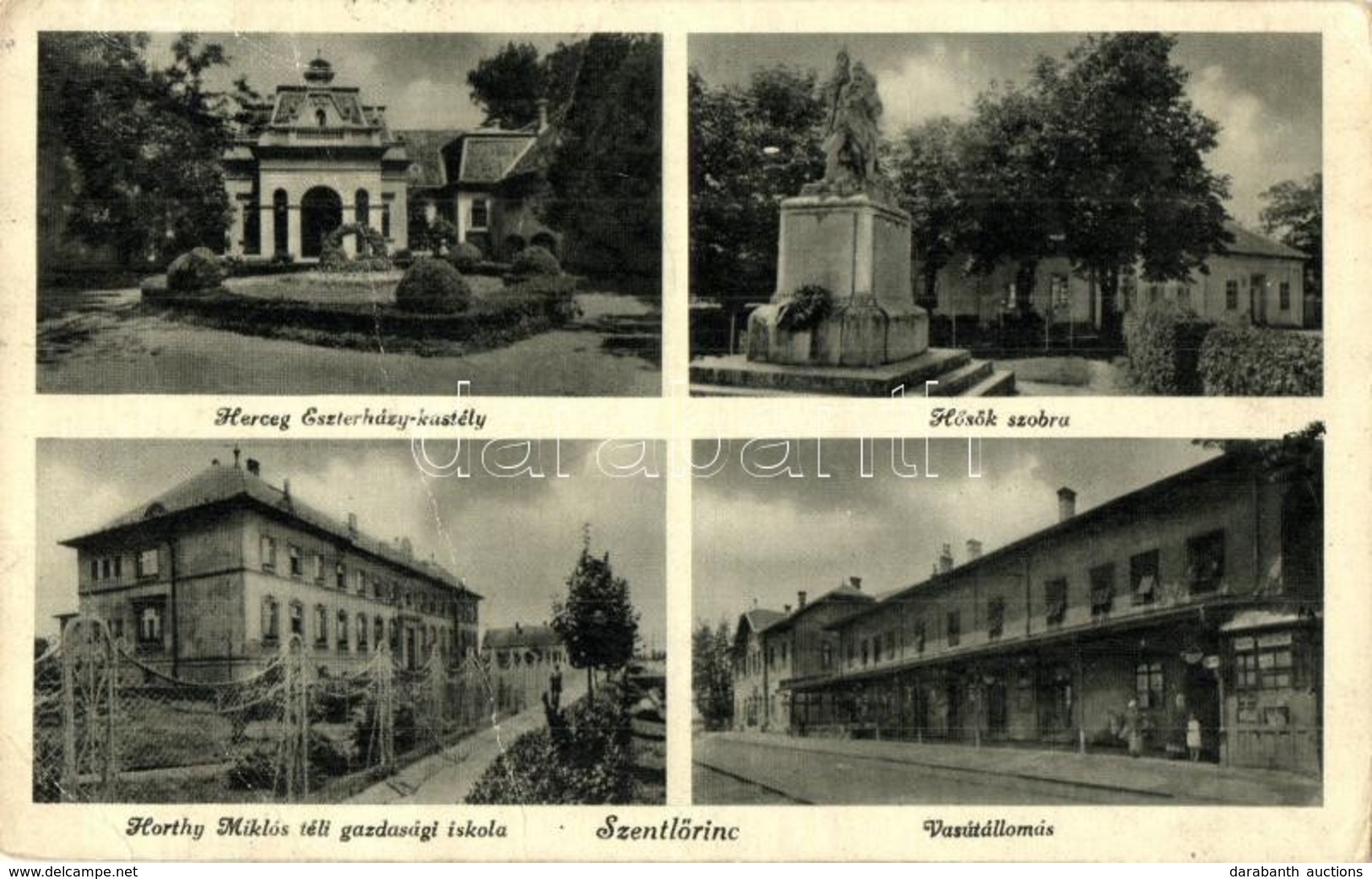 * 2 Db RÉGI Budapesti Képeslap; Pestszentlőrinc és Csepel / 2 Pre-1945 Hungarian Town-view Postcards From Budapest - Ohne Zuordnung