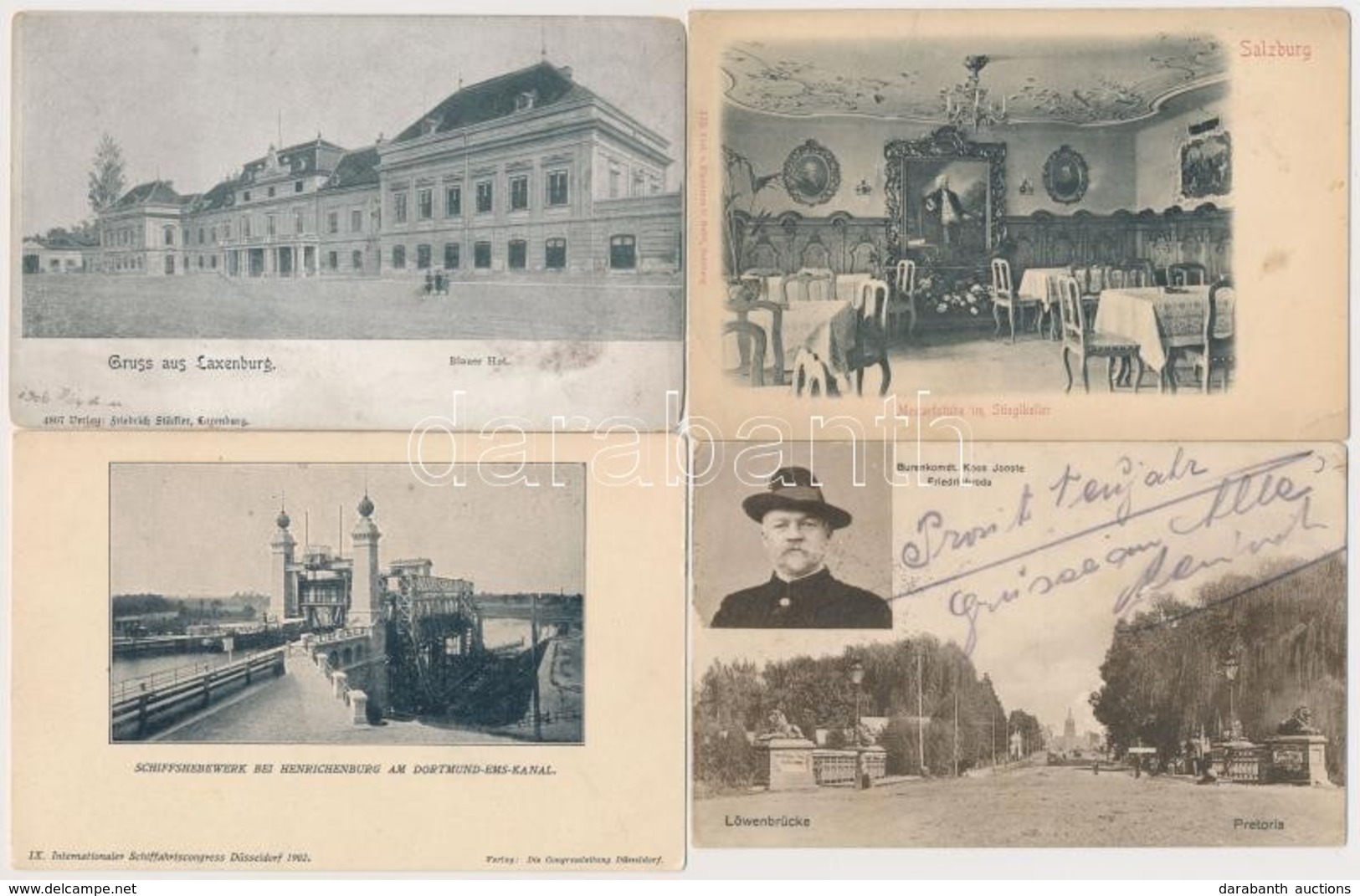 ** * 50 Db RÉGI Osztrák és Német Városképes Lap / 50 Pre-1945 German And Austrian Town-view Postcards - Sin Clasificación