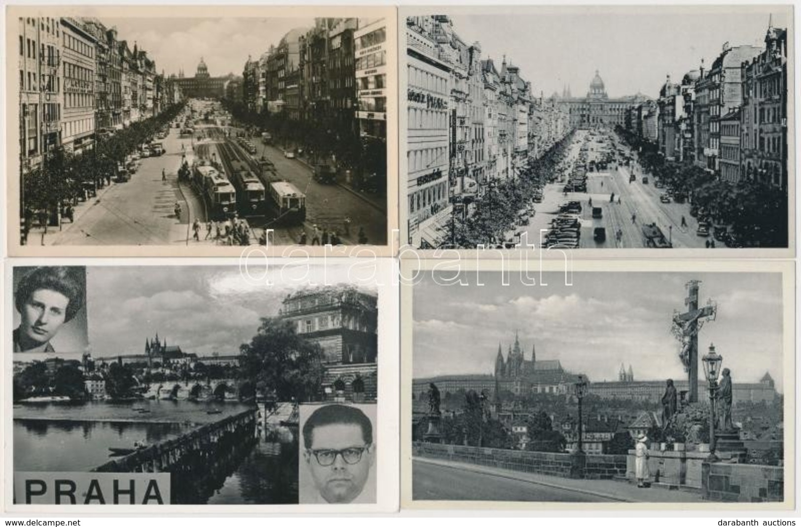 ** * 7 Db RÉGI Cseh Városképes Lap / 7 Pre-1945 Czech Town-view Postcards - Unclassified