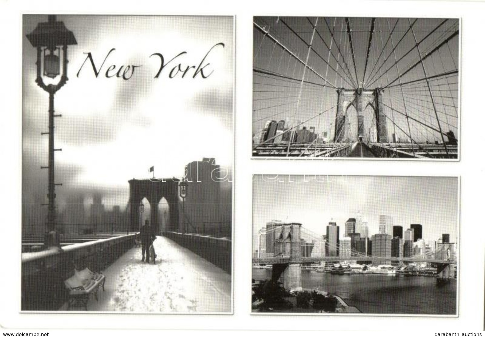 ** * 44 Db MODERN Amerikai Városképes Lap / 44 Modern American Town-view Postcards - Unclassified
