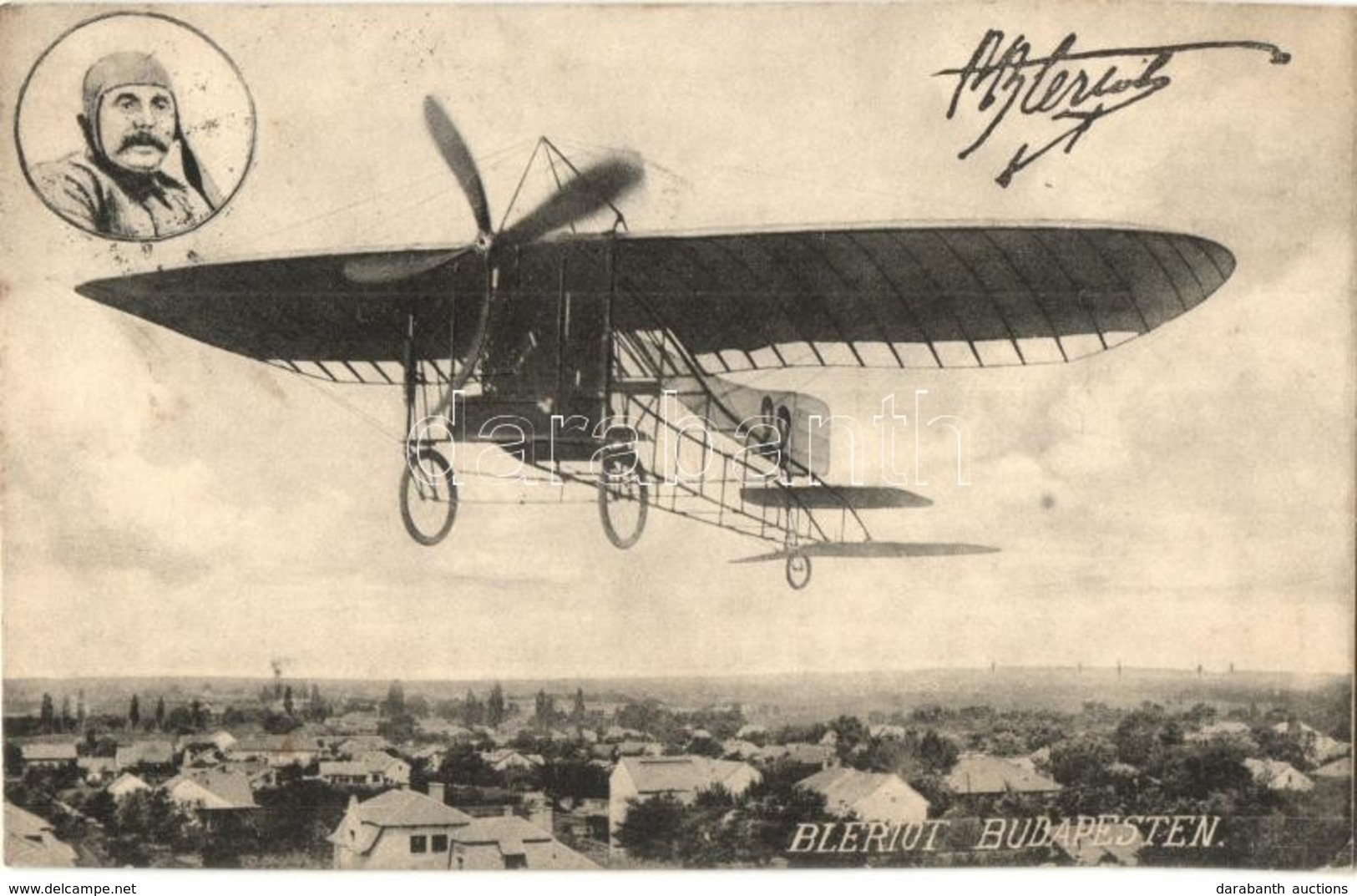 T2/T3 Budapest, Bleriot Repülőgépe Budapest Felett (EK) - Unclassified