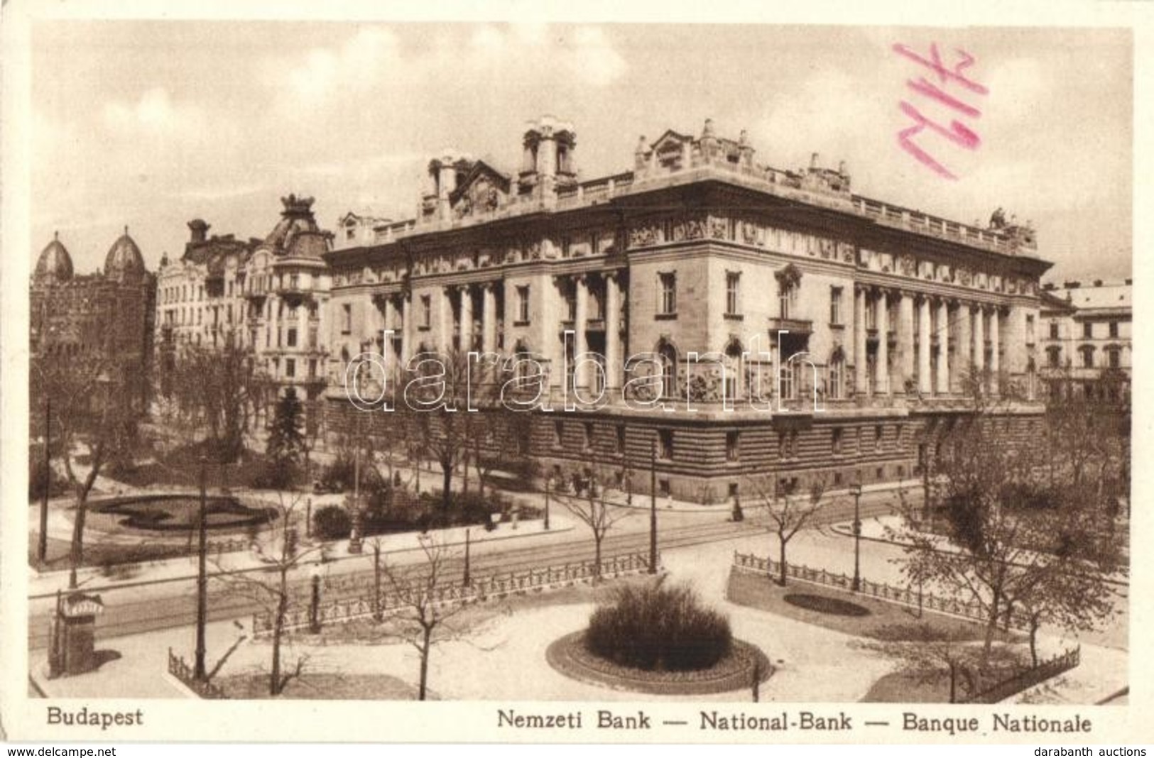 * T1/T2 Budapest V. Nemzeti Bank - Unclassified