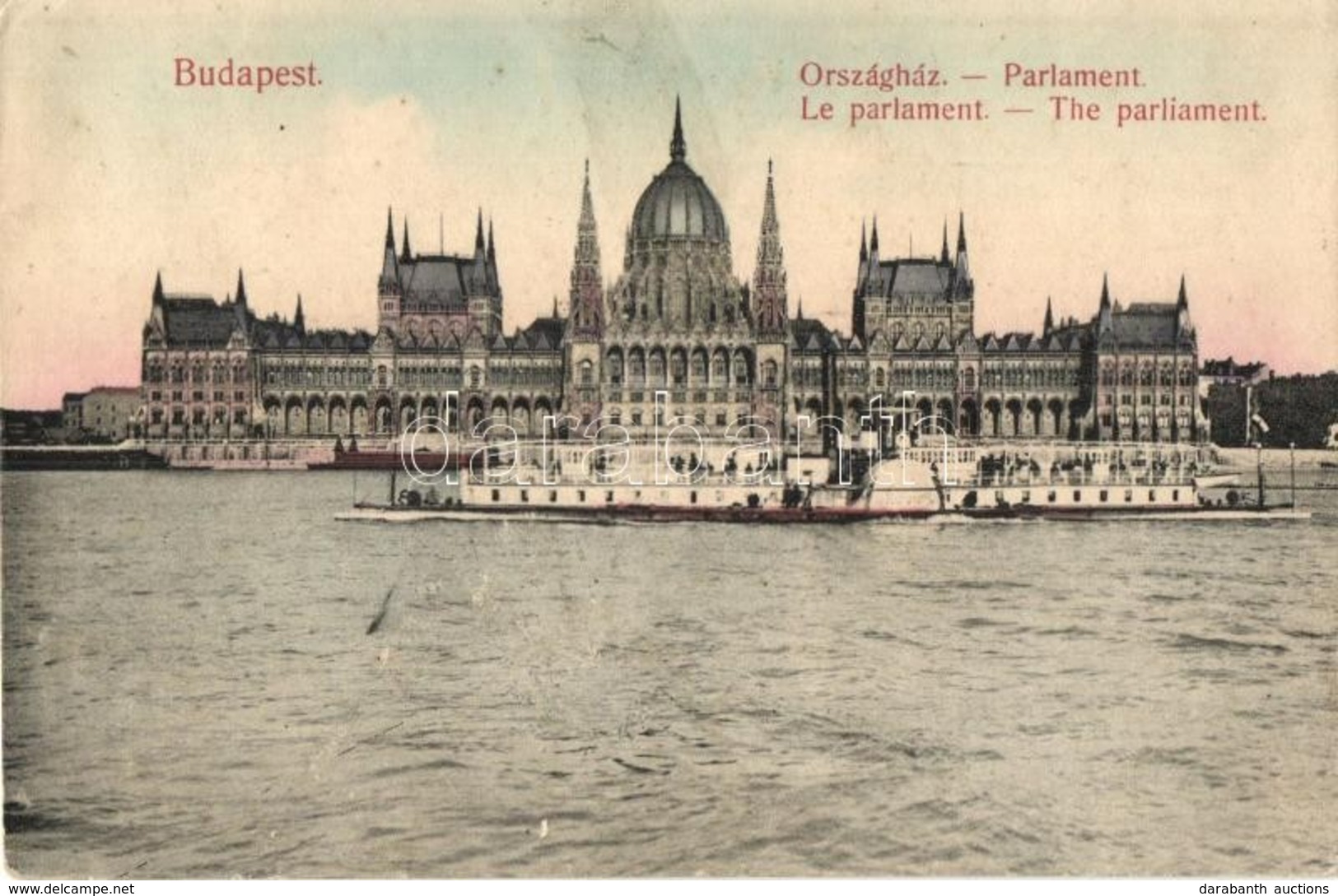 T2/T3 Budapest V. Országház, Parlament, Gőzhajó (EK) - Unclassified