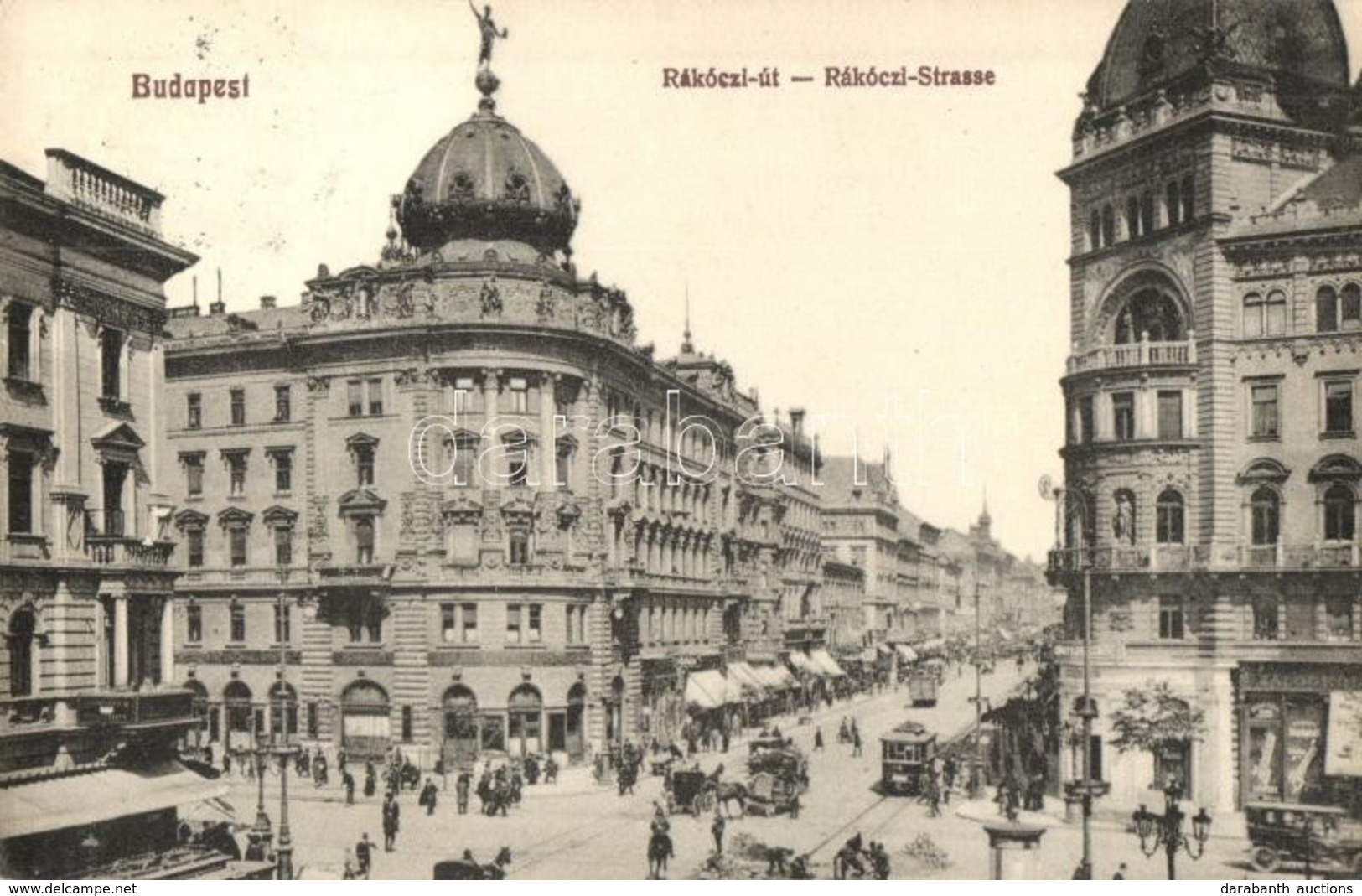 T2 Budapest VIII. Rákóczi út (Blaha Lujza Tér), Villamos, üzletek - Unclassified