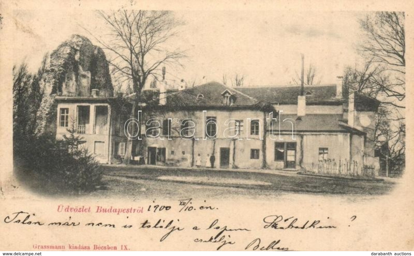 T2 1900 Budapest XIII. Volt Nádor Kastély (József Főherceg Villa) A Margitszigeten - Unclassified