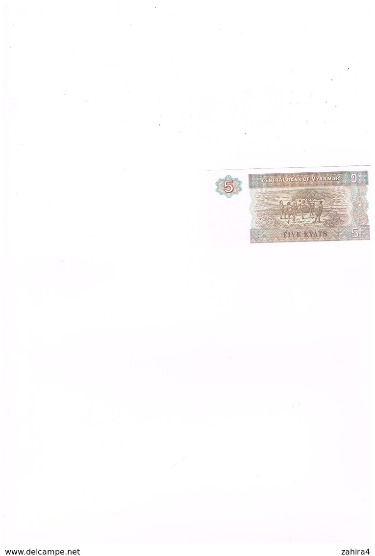 Ex-Birmanie - Central Bank Of Myanmar - Five Kyats - 5 - BZ3132859 - Myanmar