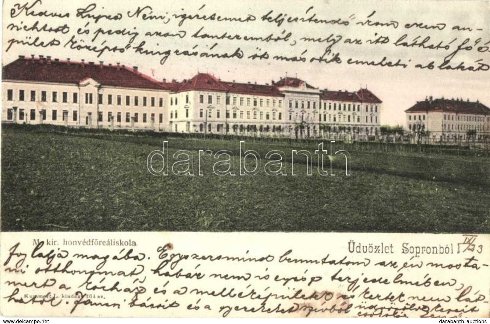 T2 1903 Sopron, M. Kir. Honvédfőreáliskola - Unclassified