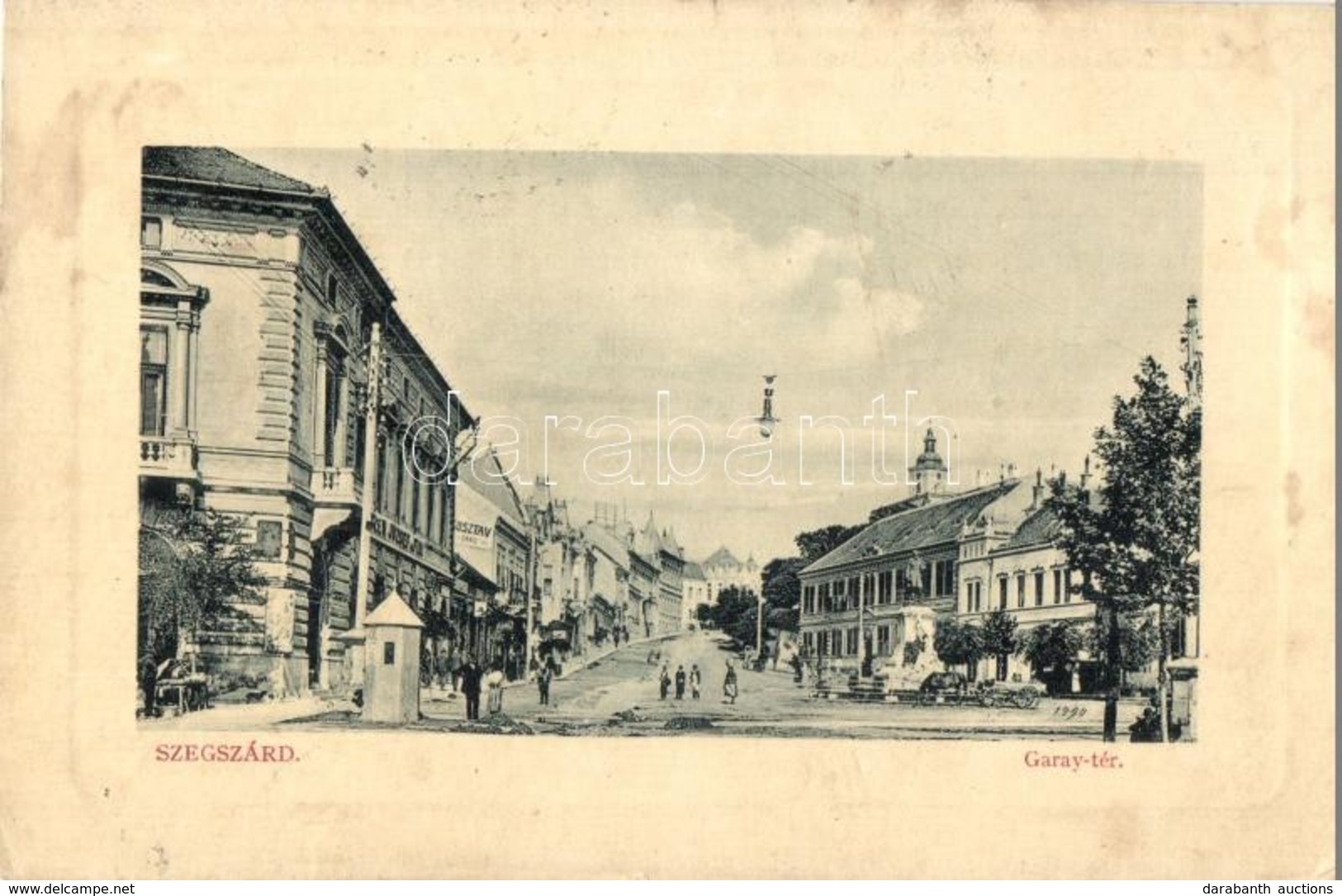 T2/T3 1911 Szekszárd, Garay Tér, Pirnitzer József és Fia üzlete, Garay Szobor. W. L. Bp. 5049. (EK) - Unclassified