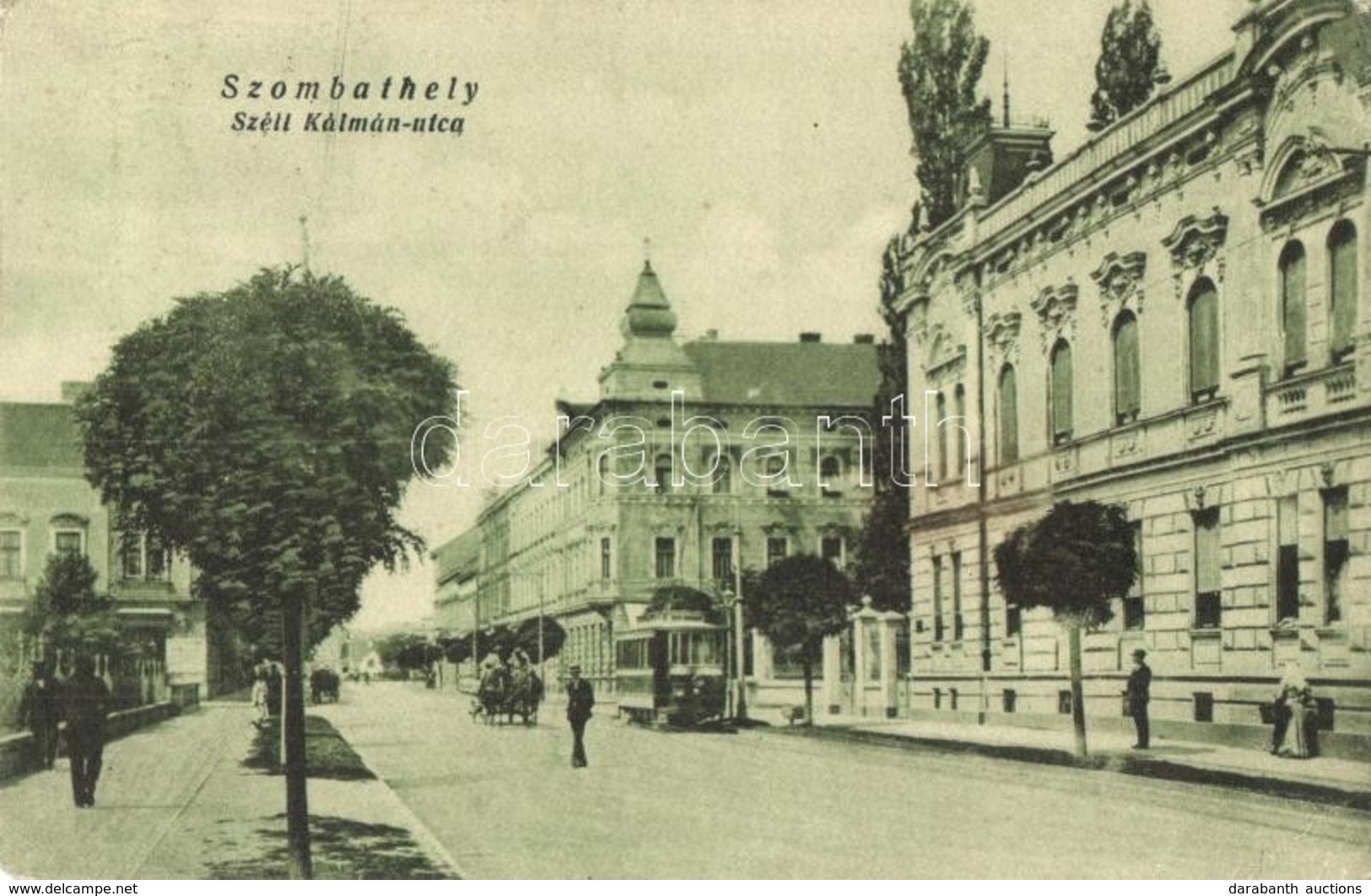 T2/T3 1925 Szombathely, Széll Kálmán Utca, Villamos  (EK) - Unclassified