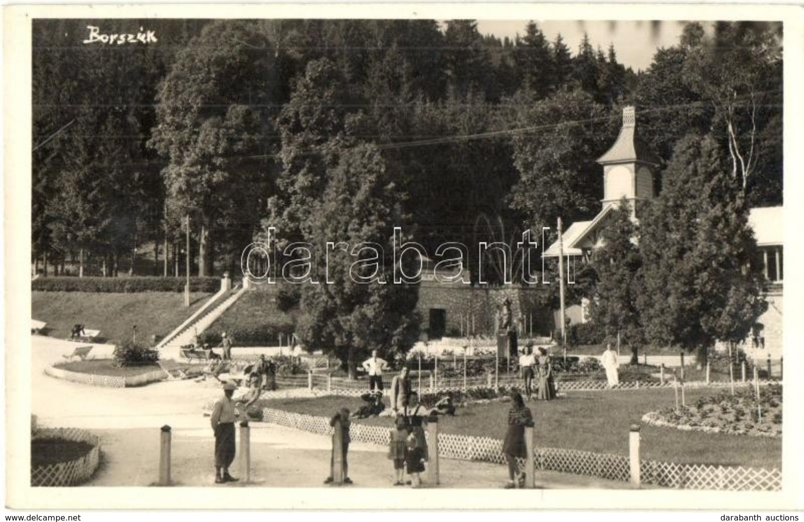 T2 Borszék, Borsec; Park, Szálloda / Park, Hotel - Non Classés