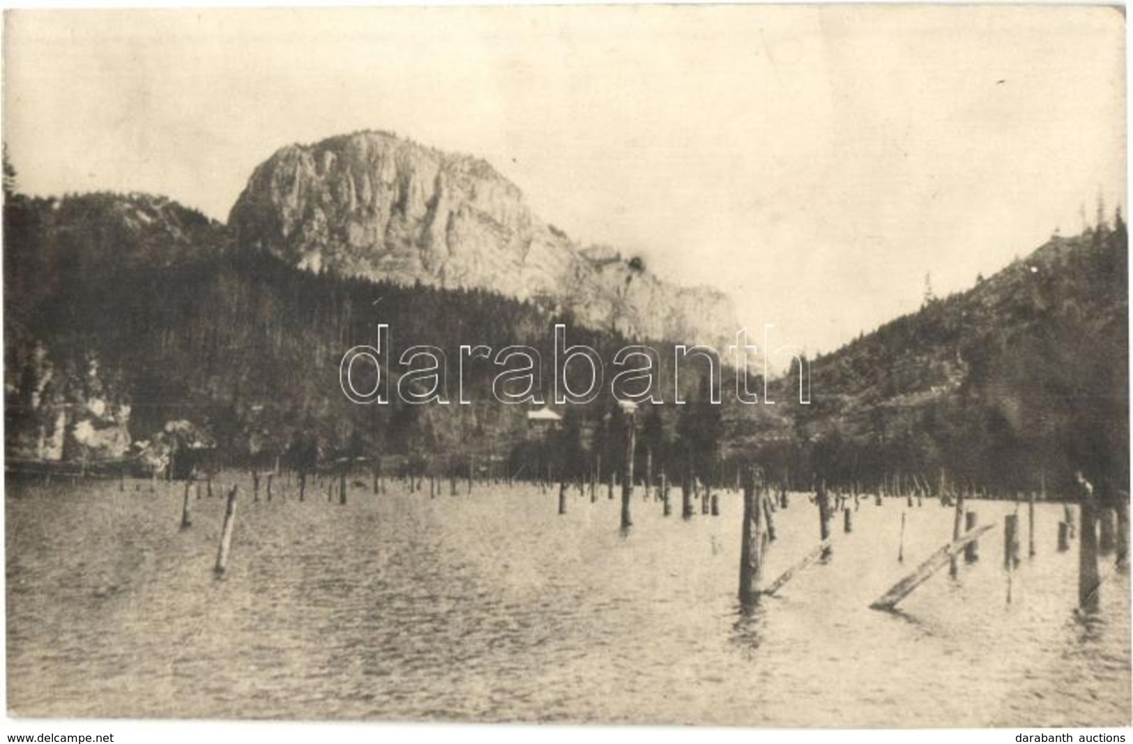 T2 1940 Gyergyószentmiklós, Gheorgheni; Gyilkos Tó / Lacul Rosu / Lake. Foto Nagy - Non Classés