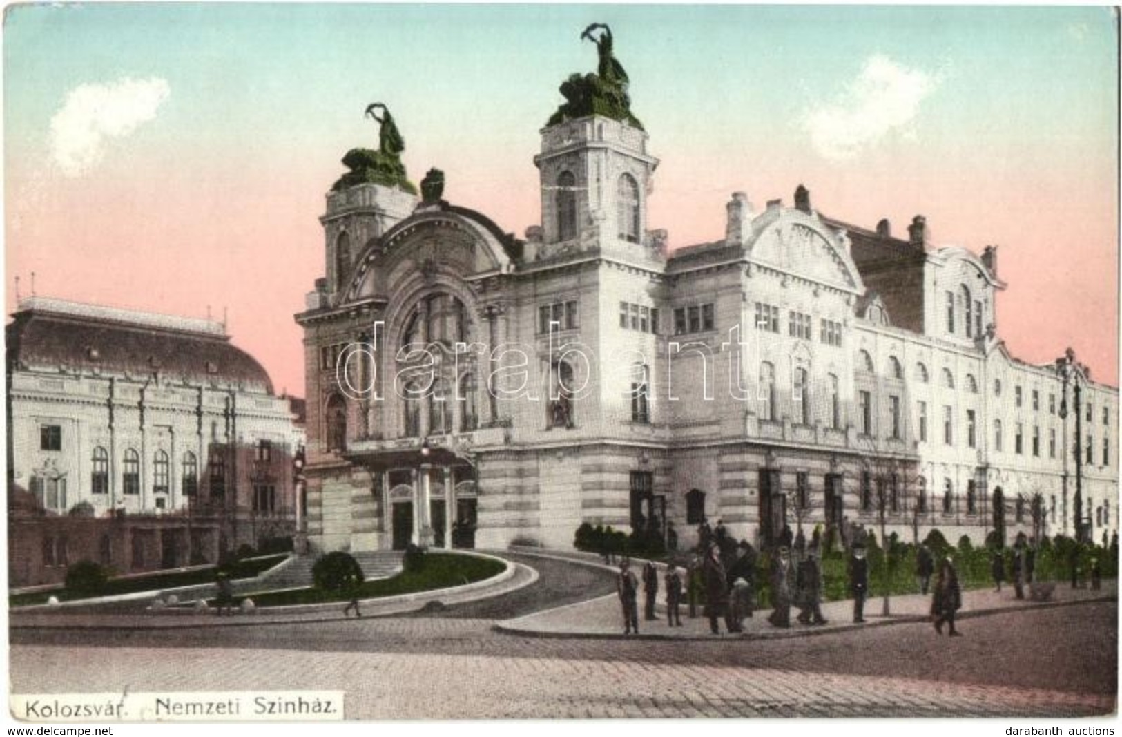 T2/T3 1912 Kolozsvár, Cluj; Nemzeti Színház. Kiadja Lepage Lajos / National Theater (EK) - Non Classés