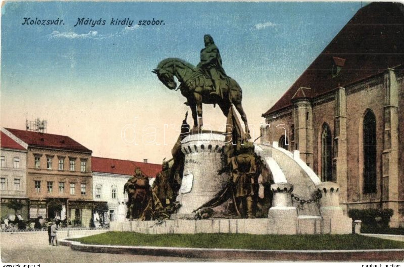 T3 Kolozsvár, Cluj;  Mátyás Király Szobor / Statuia Lui Mateiul Corvinul / Mathias Rex Statue, Matthias Corvinus (r) - Non Classés