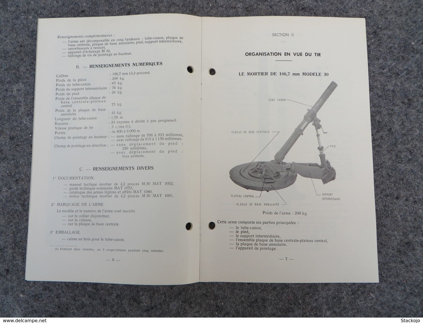 INF. 401/6 - Règlement sur l'armement de l'infanterie - 277/09