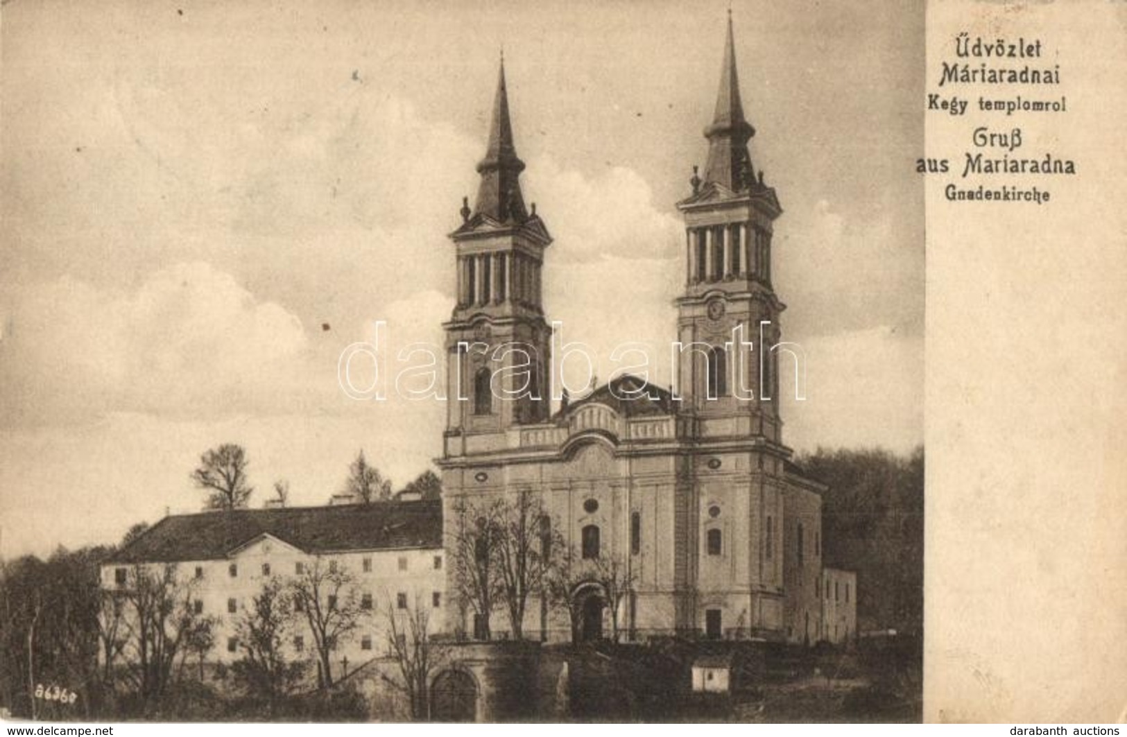 T2 Máriaradna, Radna; Kegytemplom és Zárda / Church And Nunnery - Sin Clasificación