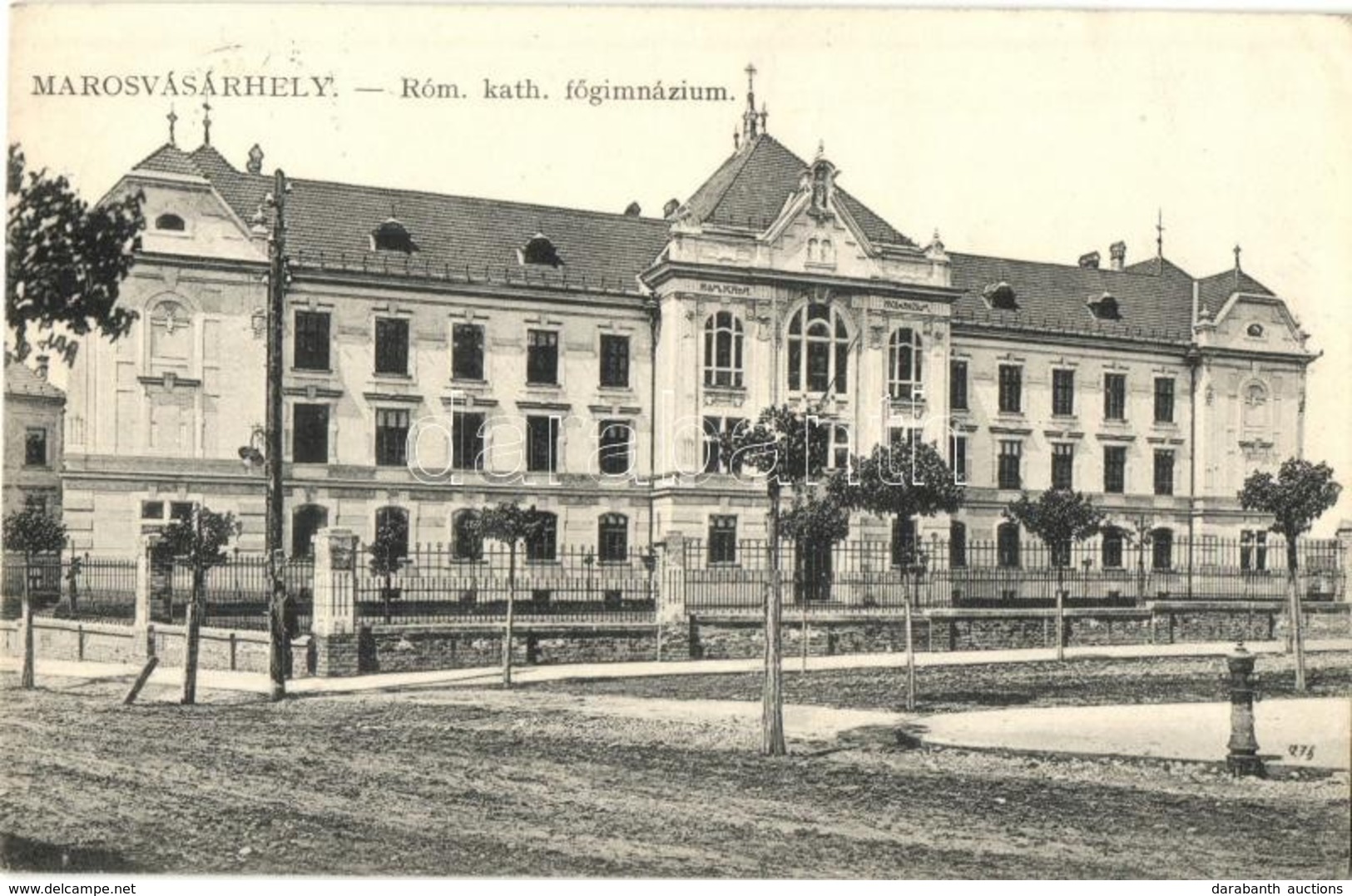 T2/T3 1909 Marosvásárhely, Targu Mures; Római Katolikus Főgimnázium / Grammar School (EK) - Unclassified