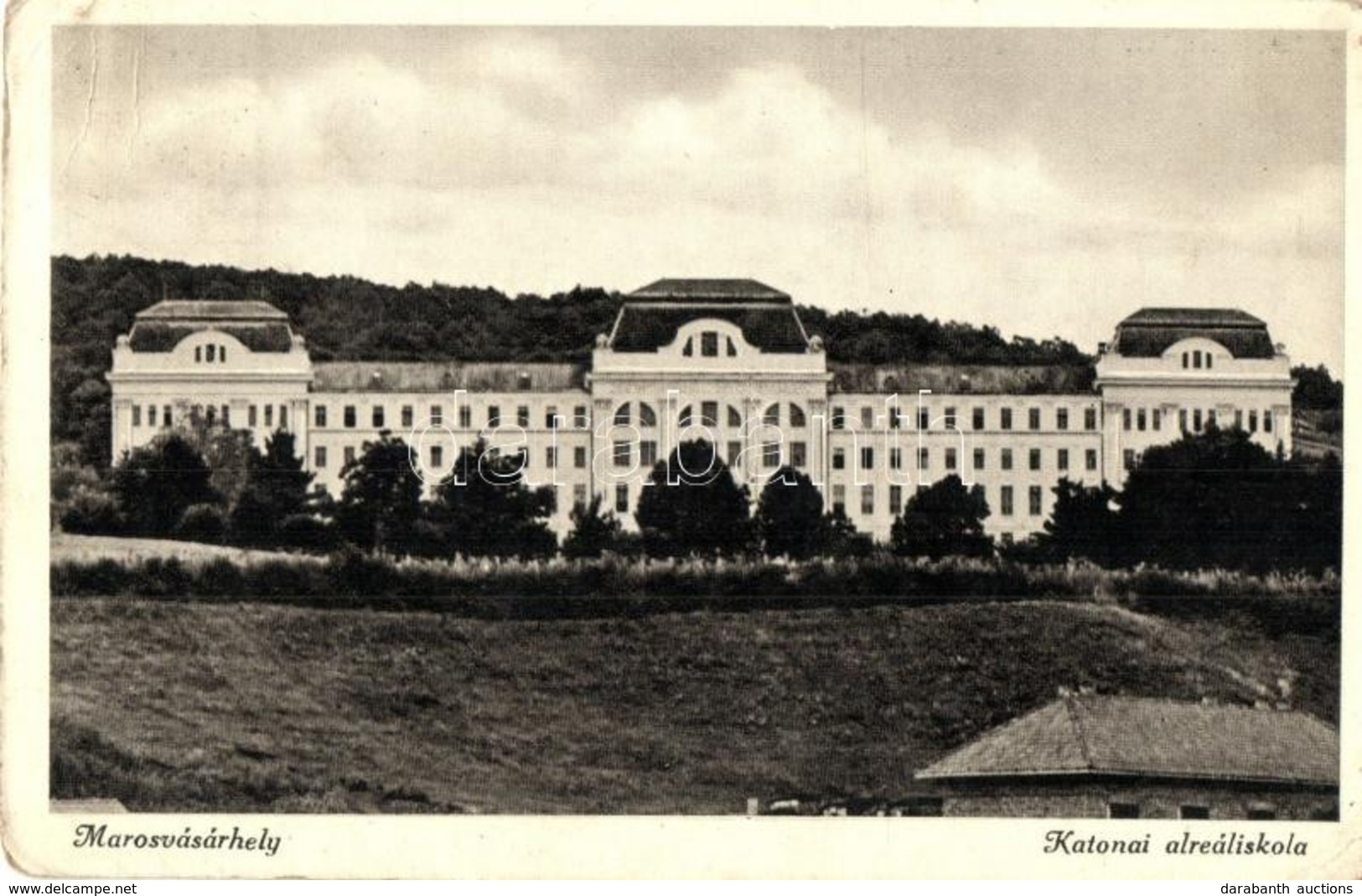 T3 Marosvásárhely, Targu Mures; Katonai Alreáliskola / Military School (kopott Sarkak / Worn Corners) - Non Classés