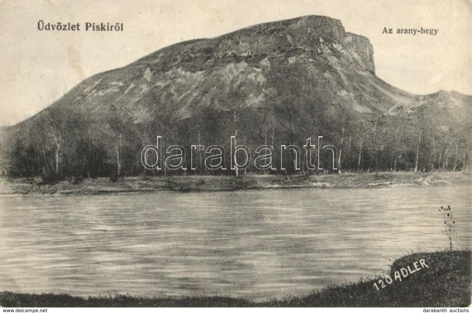 T2/T3 1911 Piski, Simeria; Arany-hegy. Adler Fényirda 120. / Uroi Mountain (EK) - Unclassified