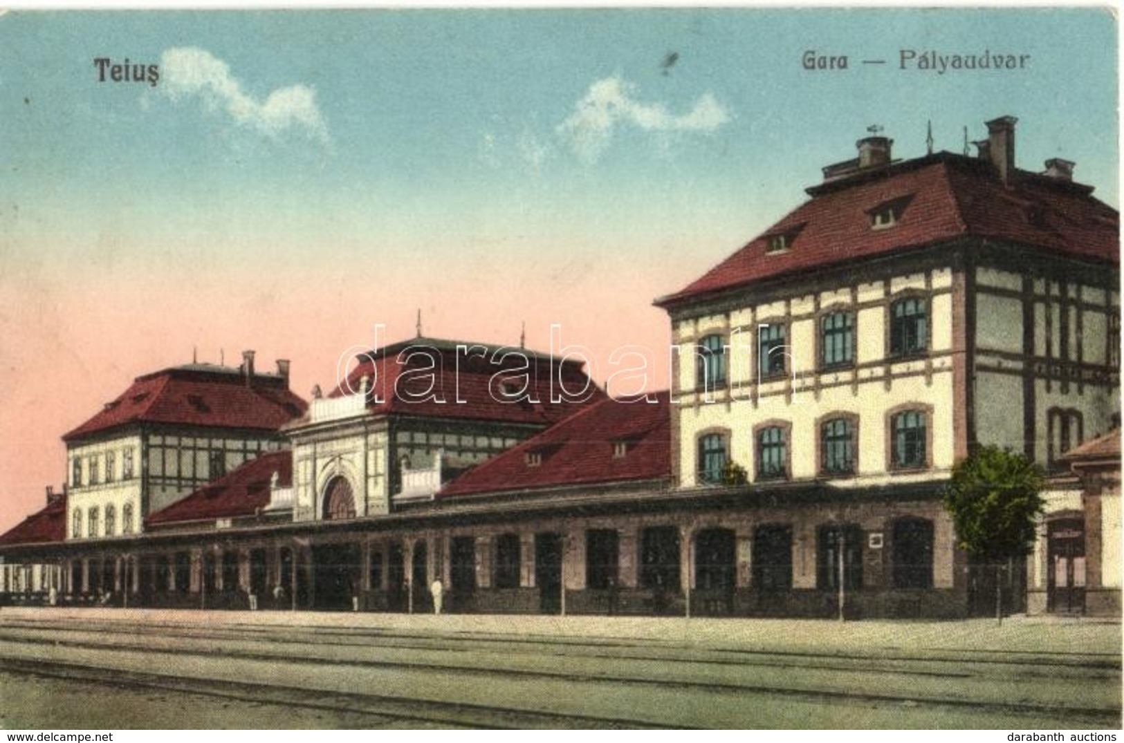 * T2/T3 Tövis, Teius; Vasútállomás, Pályaudvar / Gara / Bahnhof / Railway Station (EK) - Non Classés