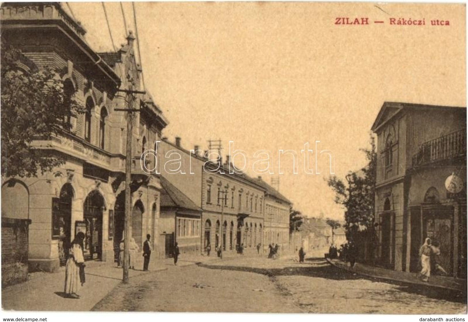 ** T2/T3 Zilah, Zalau; Rákóczi Utca. Seres Samu Kiadása 2312. / Street (fl) - Unclassified
