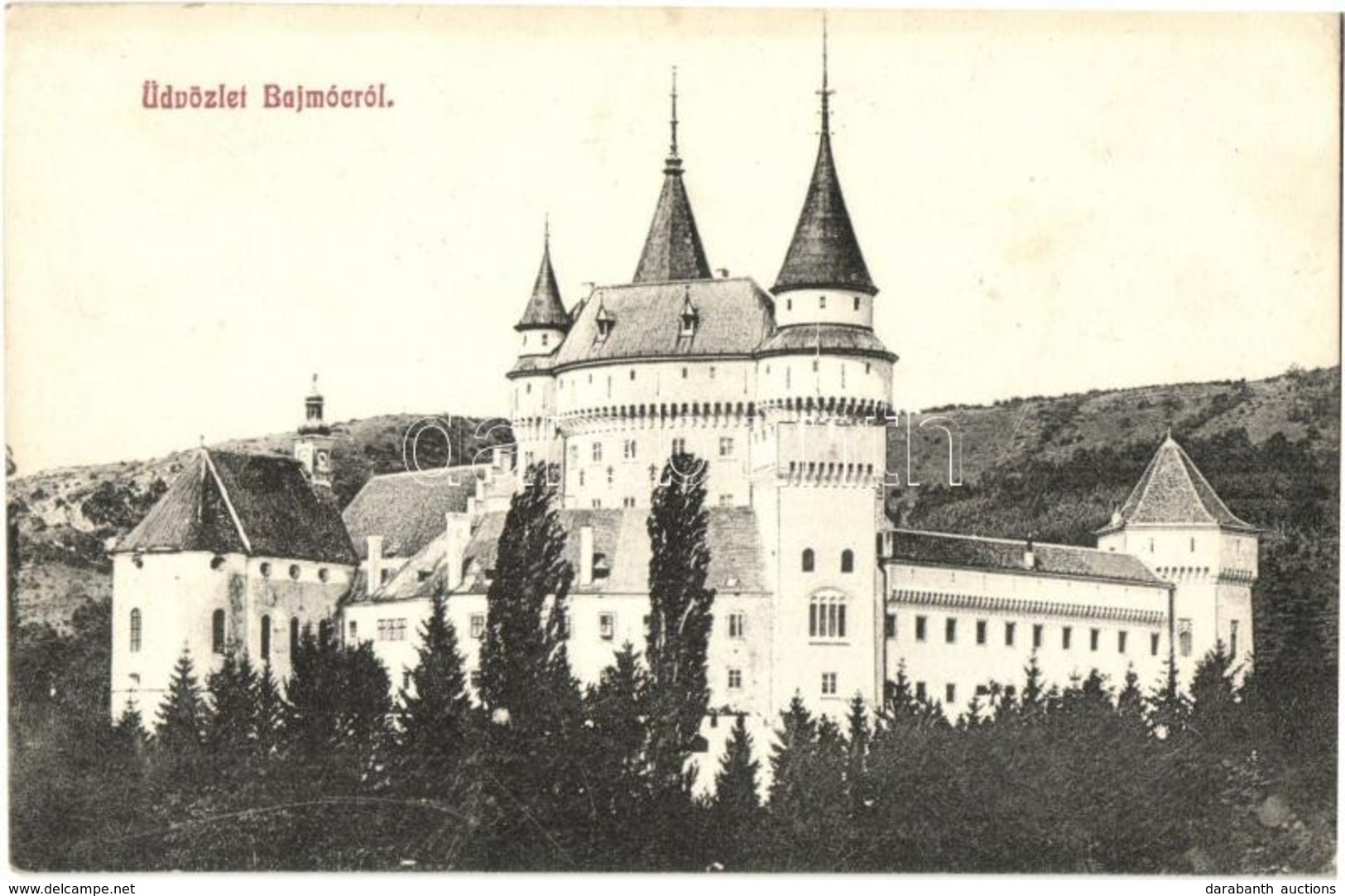 T2/T3 Bajmóc, Bojnice; Gróf Pálffy Kastély, Várkastély. Kiadja Gubits B. 775. / Bojnicky Zámok / Castle (EK) - Non Classés