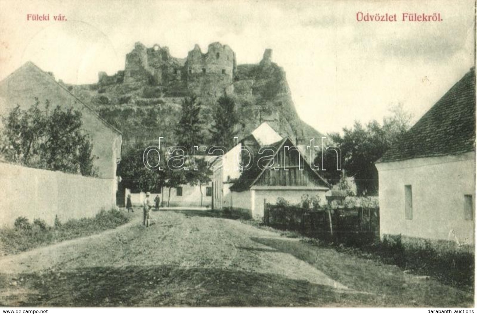 T2 1909 Fülek, Filakovo; Vár. Krämer Jeremiás Kiadása / Schloss / Castle - Sin Clasificación