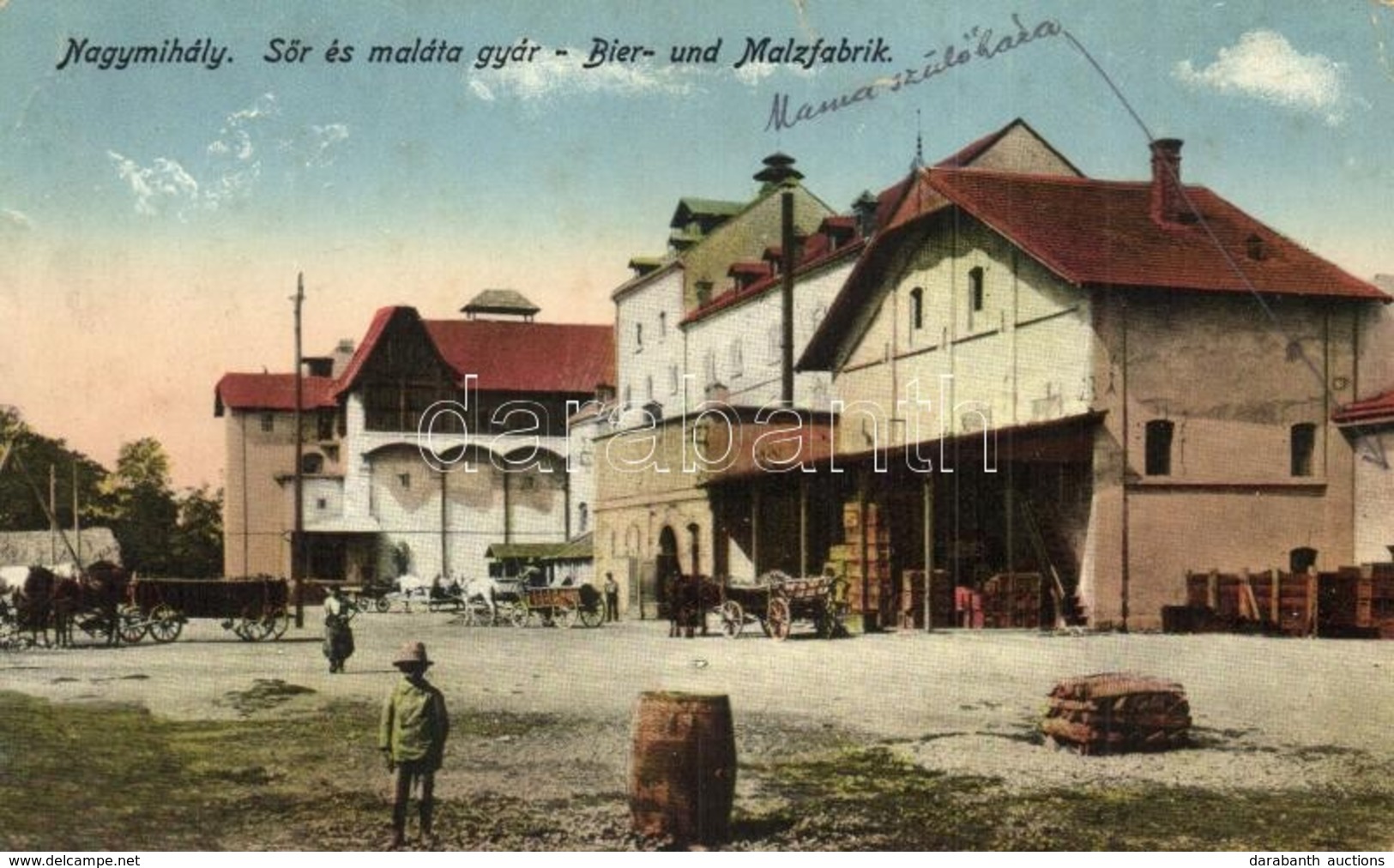 ** T3 Nagymihály, Michalovce; Sör és Maláta Gyár / Bier Und Malzfabrik / Beer And Malt Factory, Brewery (szakadás / Tear - Non Classés