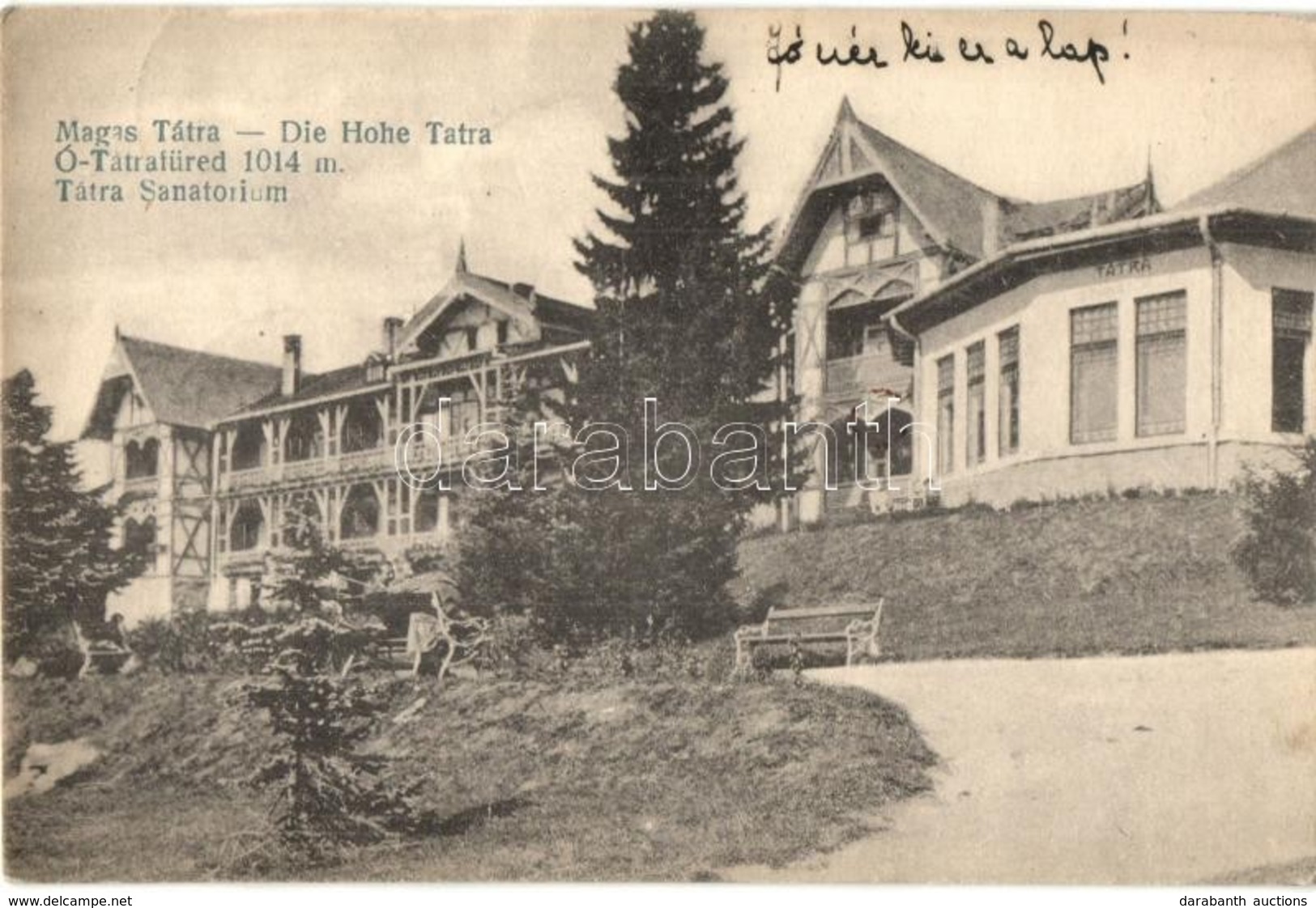 * T2/T3 Ótátrafüred, Altschmecks, Stary Smokovec (Tátra, Magas Tátra, Vysoké Tatry); Tátra Szanatórium / Sanatorium (EK) - Sin Clasificación