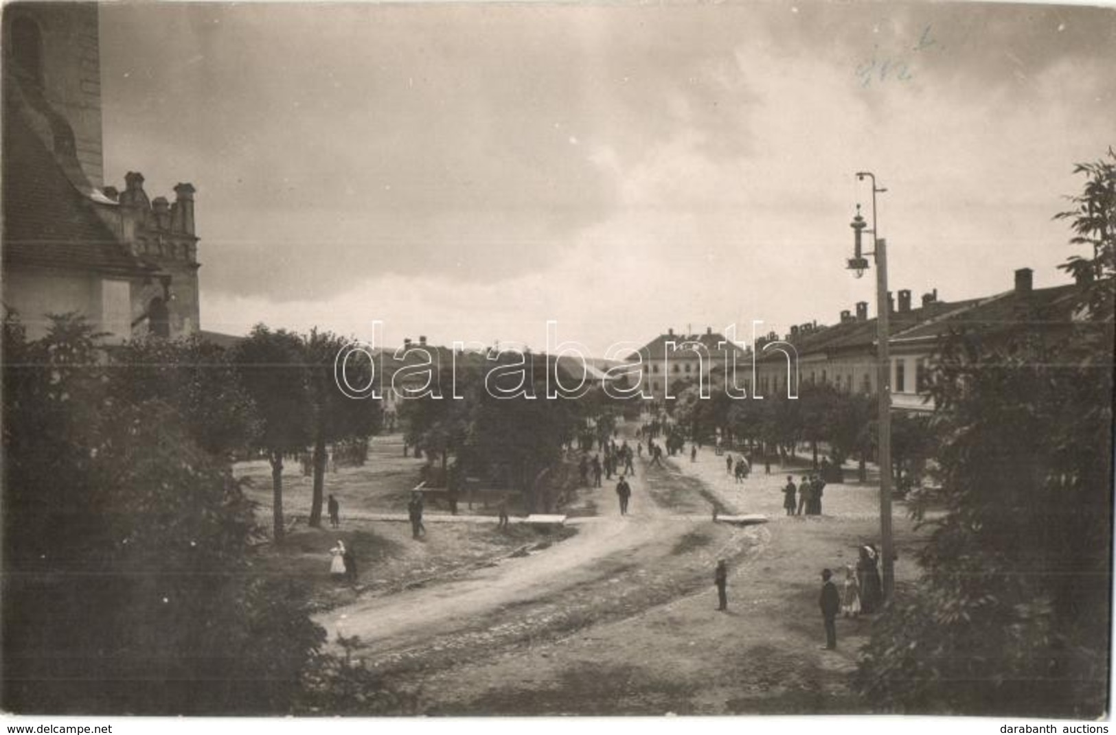 T2 1912 Podolin, Podolínec (Szepes, Zips); Fő Tér, Templom és Harangtorony A Bal Szélen / Main Square, Church And Bell T - Non Classés