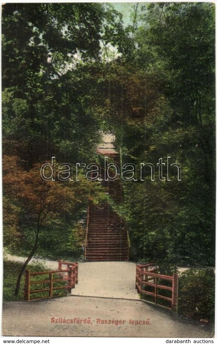 T2/T3 Szliácsfürdő, Kúpele Sliac; Ruszéger Lépcső / Staircase - Ohne Zuordnung