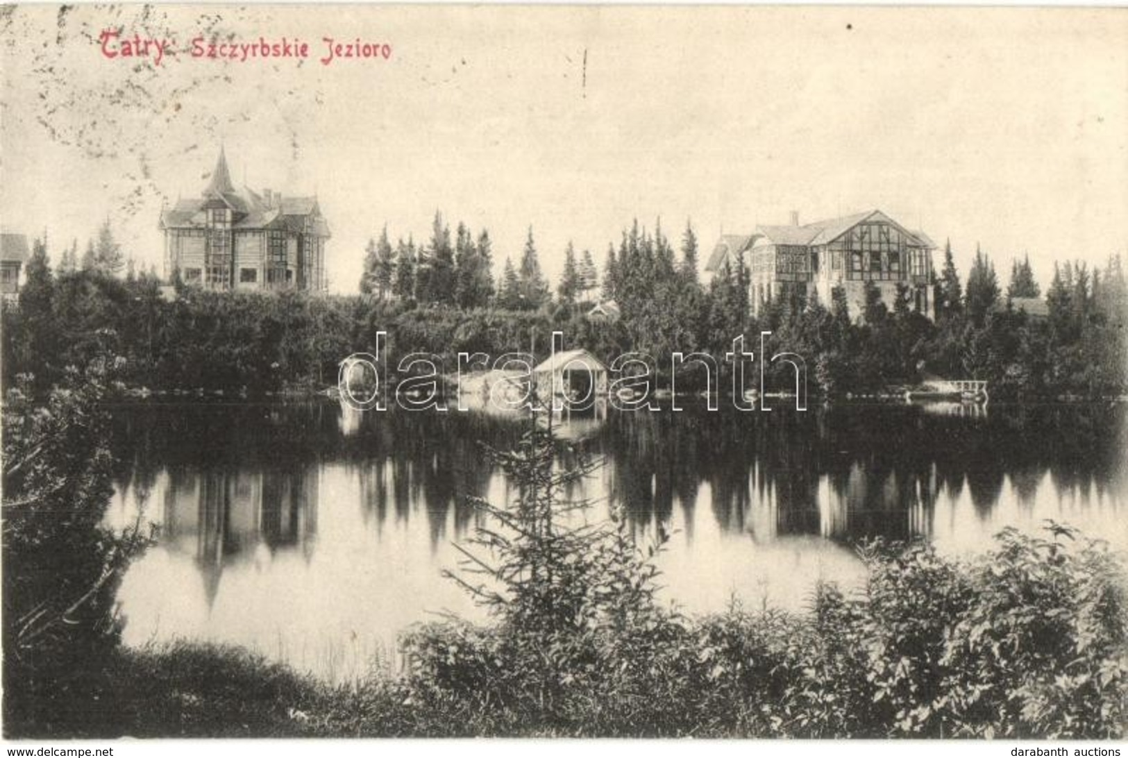 T2 1910 Tátra, Magas Tátra, Vysoké Tatry; Szczyrbskie Jezioro / Csorba Tó, Nyaraló, Szálloda / Strbské Pleso / Lake, Hot - Unclassified