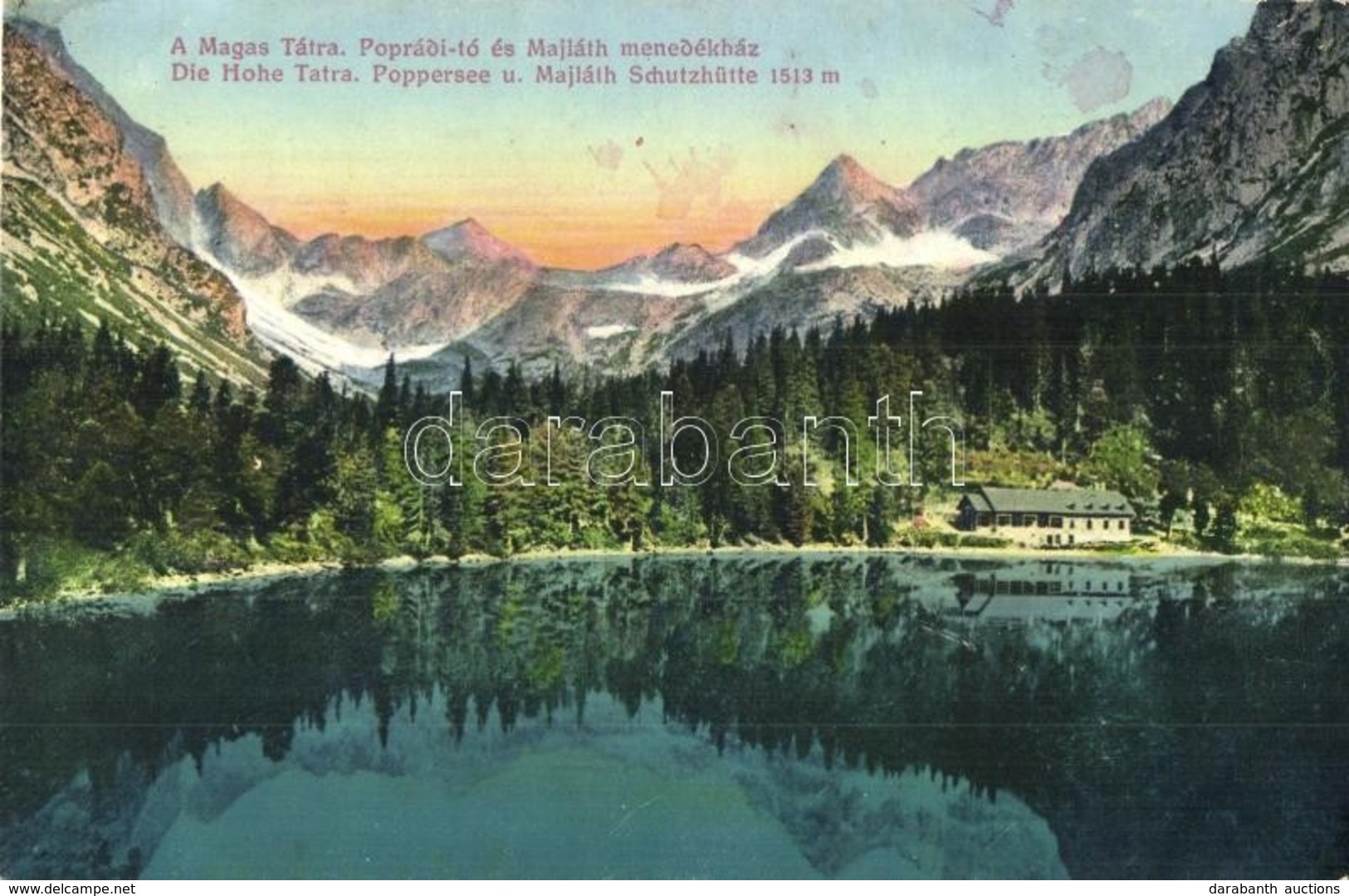 ** T2 Tátra, Poprádi Tó, Majláth Menház / Popper See, Schutzhaus / Popradské Pleso, Majláthova Chata - Non Classés