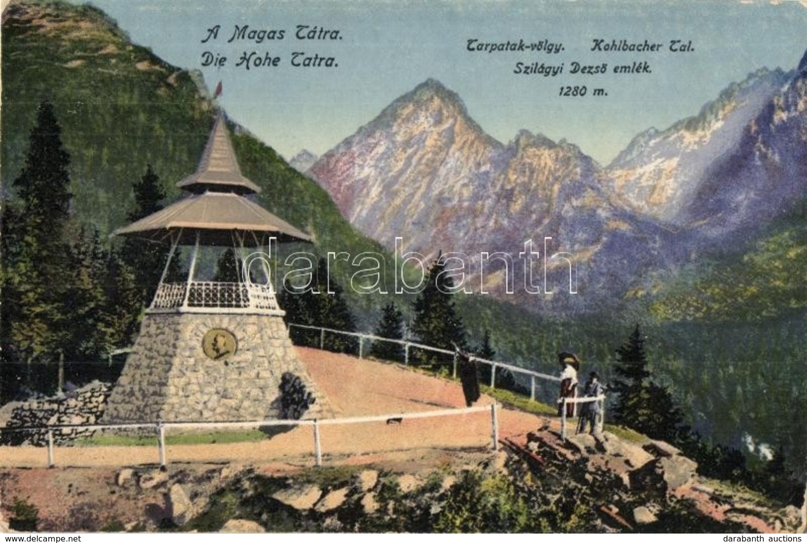 ** T2 Tátra, Tarpatak, Szilágyi Dezső Emléktorony, Kilátó. Paul Sima Kiadása / Aussichtsturm / Memorial Lookout Tower, M - Non Classés