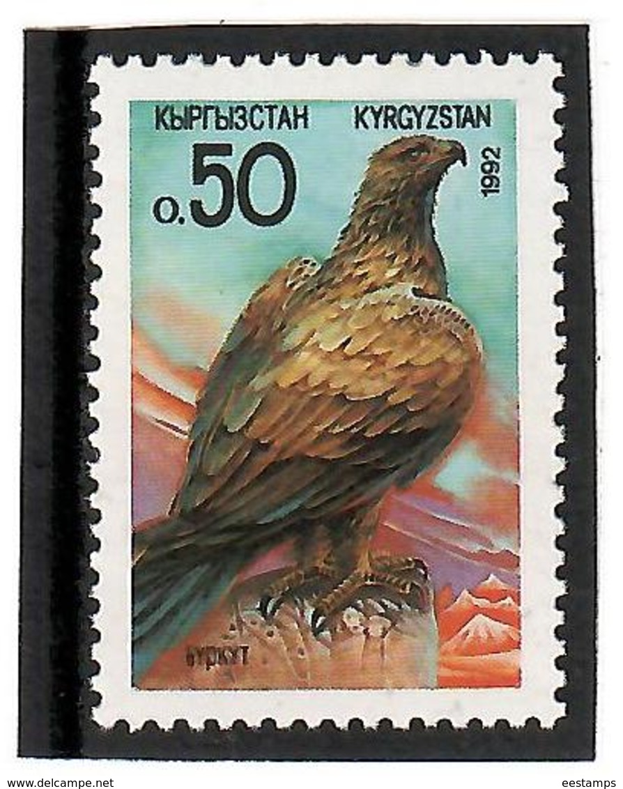 Kyrgyzstan.1992 Eagle. 1v: O.50 Michel # 2 - Kirgisistan