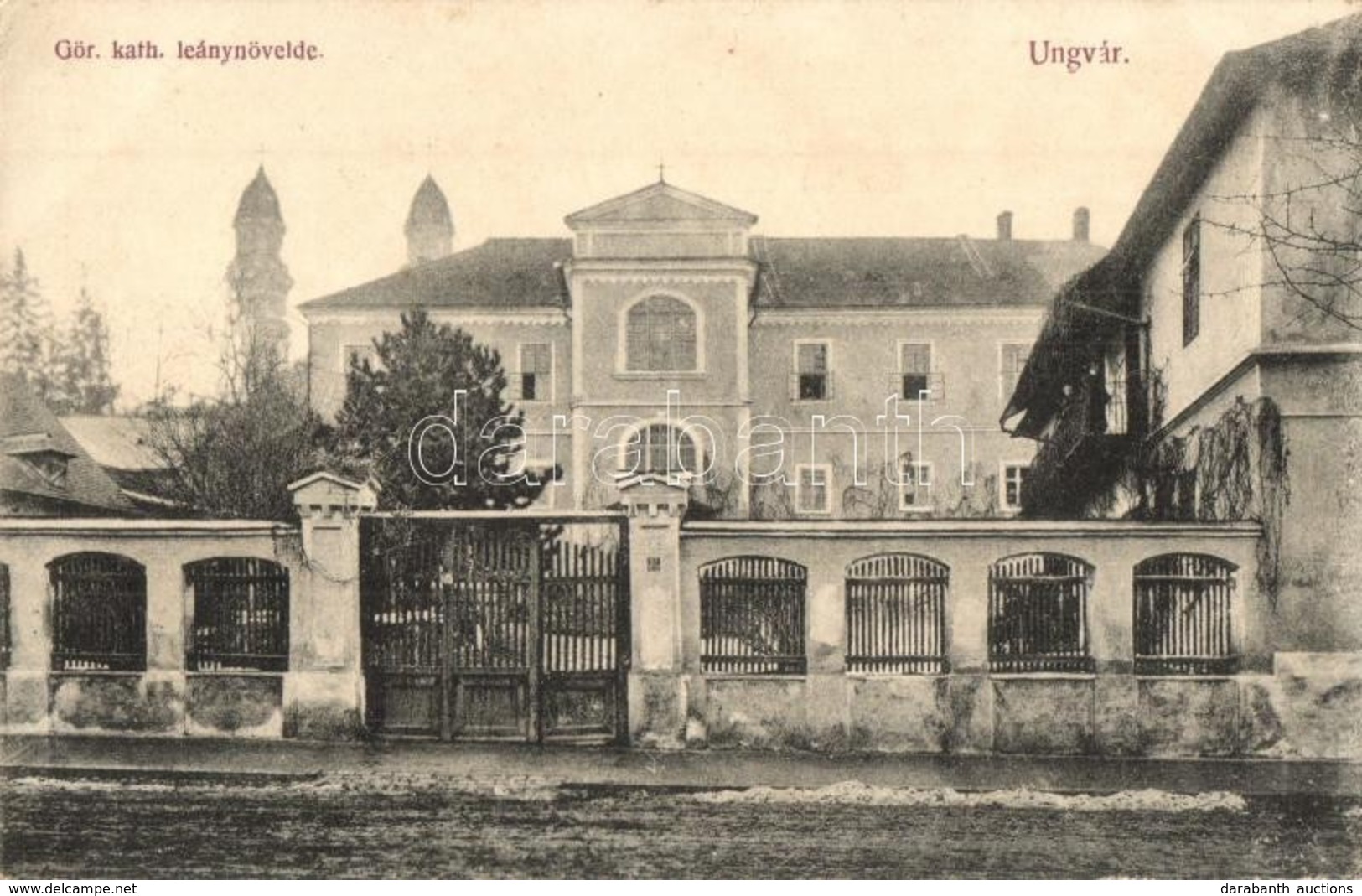 ** T2/T3 Ungvár, Uzshorod, Uzhorod; Görög Katolikus Leánynövelde / Greek Catholic Girl School - Non Classés