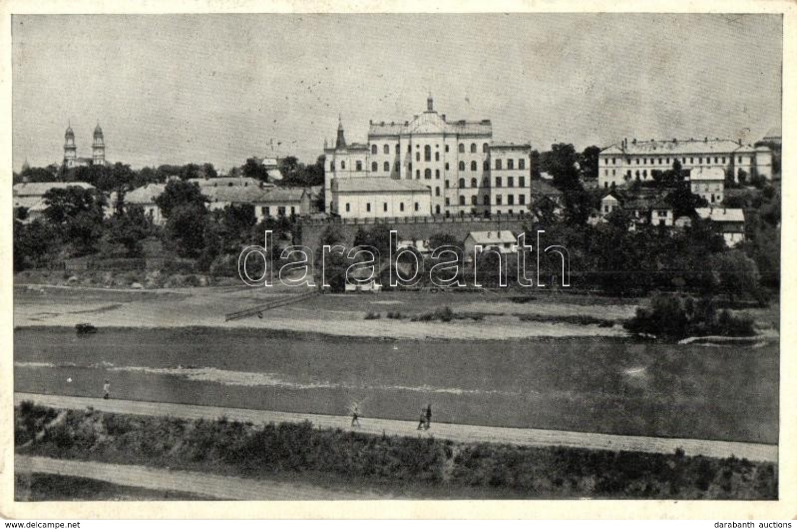 T2 Ungvár, Uzshorod, Uzhorod; Látkép, Templom / General View, Church, 'Ungvár Visszatért' So. Stpl. - Unclassified