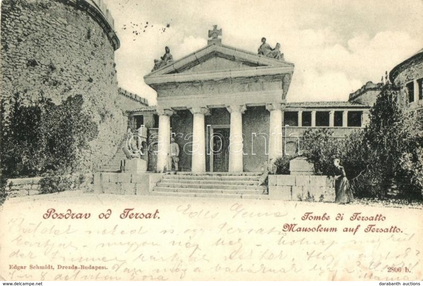 T2 1899 Fiume, Rijeka; Tombe Di Tersatto / Mausoleum Of Trsat - Ohne Zuordnung