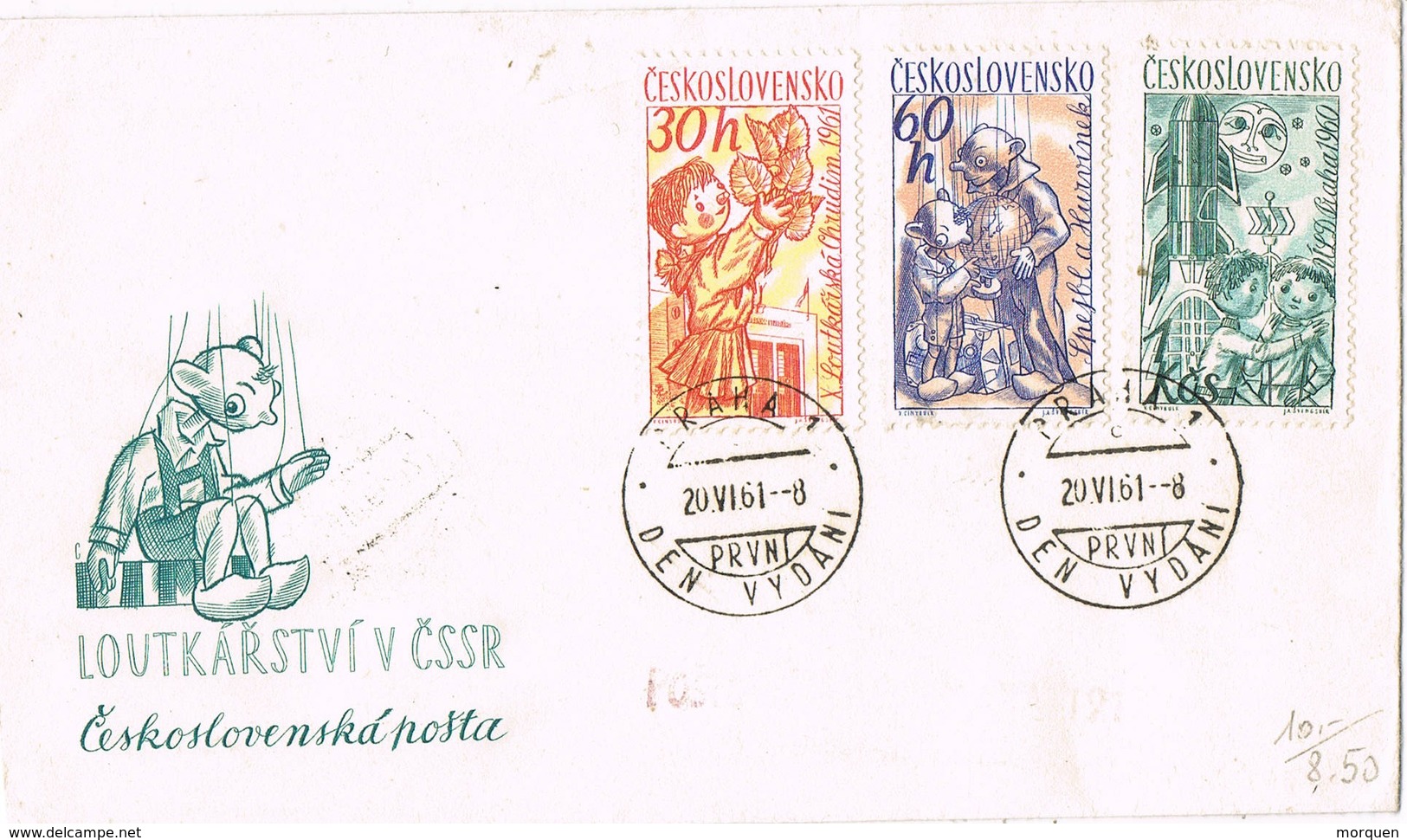 31204. Carta Certificada PRAHA (Checoslovaquia) 1961. Fechador OSTRAVA - Cartas & Documentos