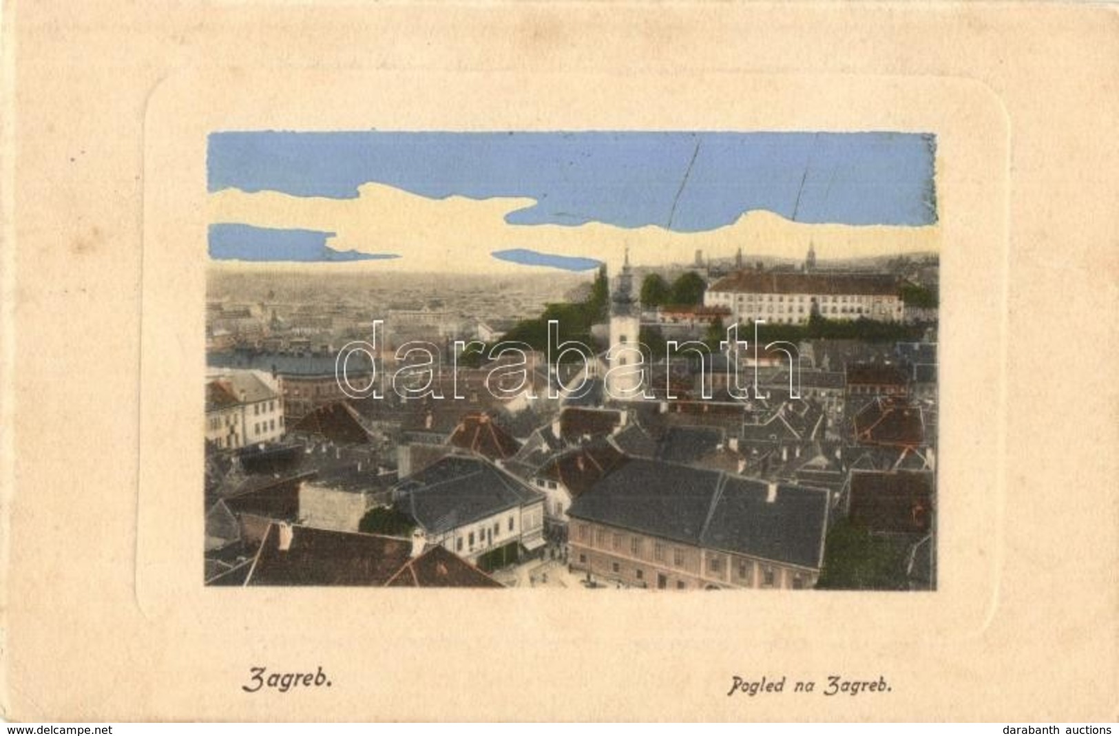 T2/T3 1914 Zagreb, Zágráb; Pogled Na Zagreb. W.L. Bp. 1599. (EK) - Non Classés