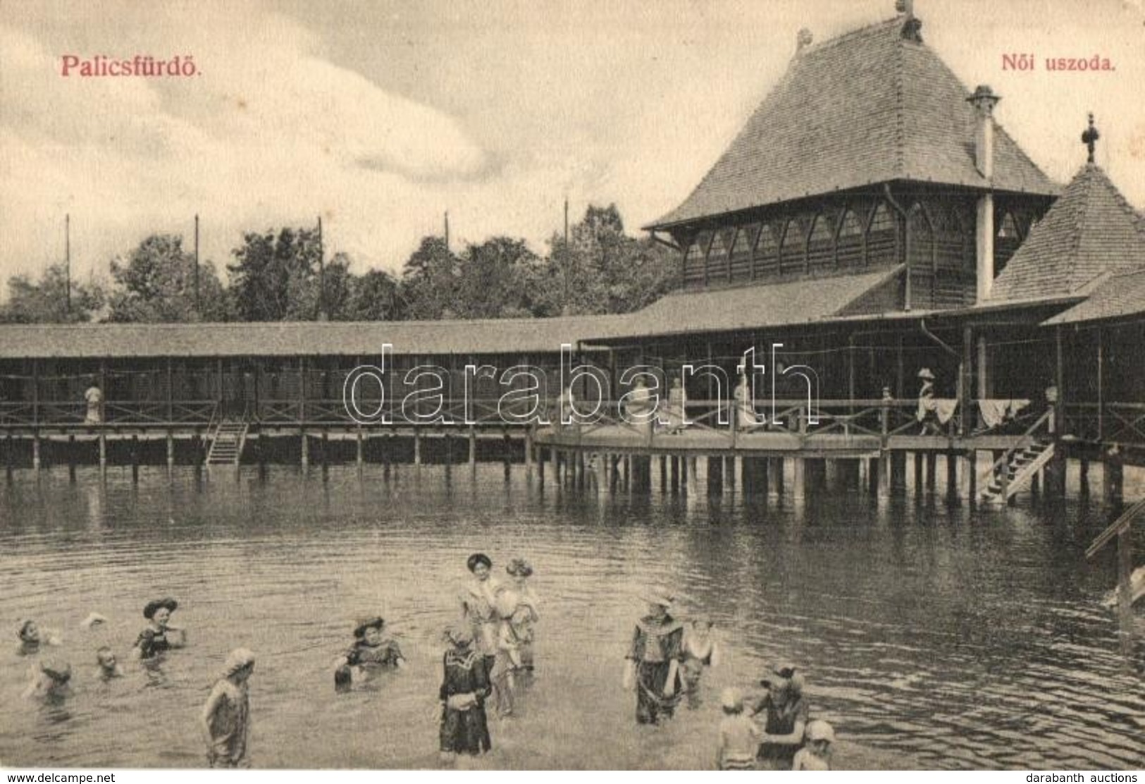 ** T2/T3 Palics, Palic (Szabadka, Subotica); Női Uszoda, Fürdőzők / Bathing People, Women's Swimming Pool (EK) - Sin Clasificación