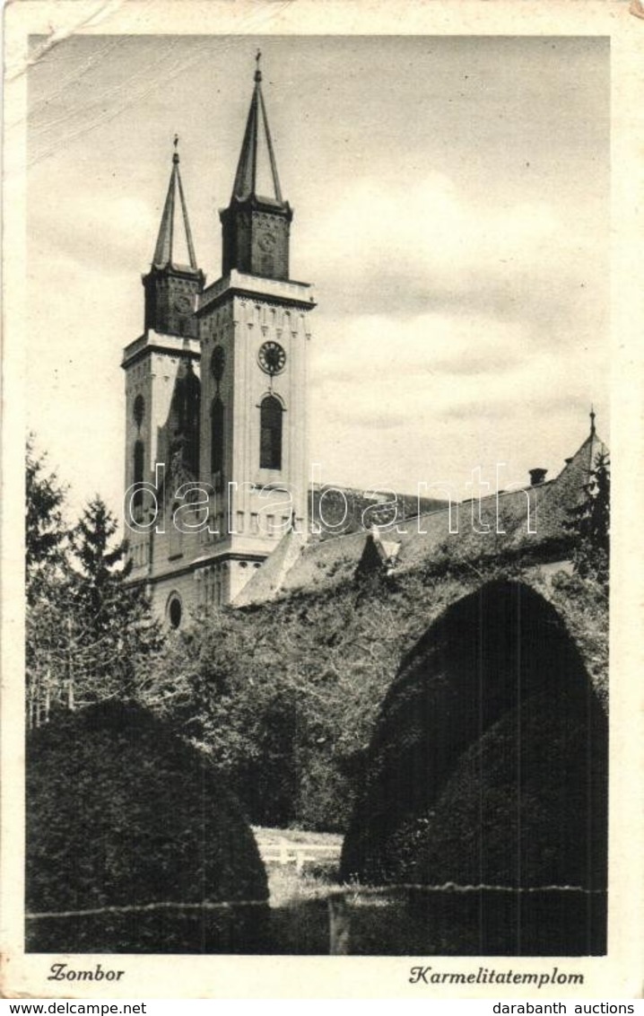 T3 Zombor, Sombor; Karmelita Templom és Rendház / Carmelite Church And Monastery  (EB) - Unclassified